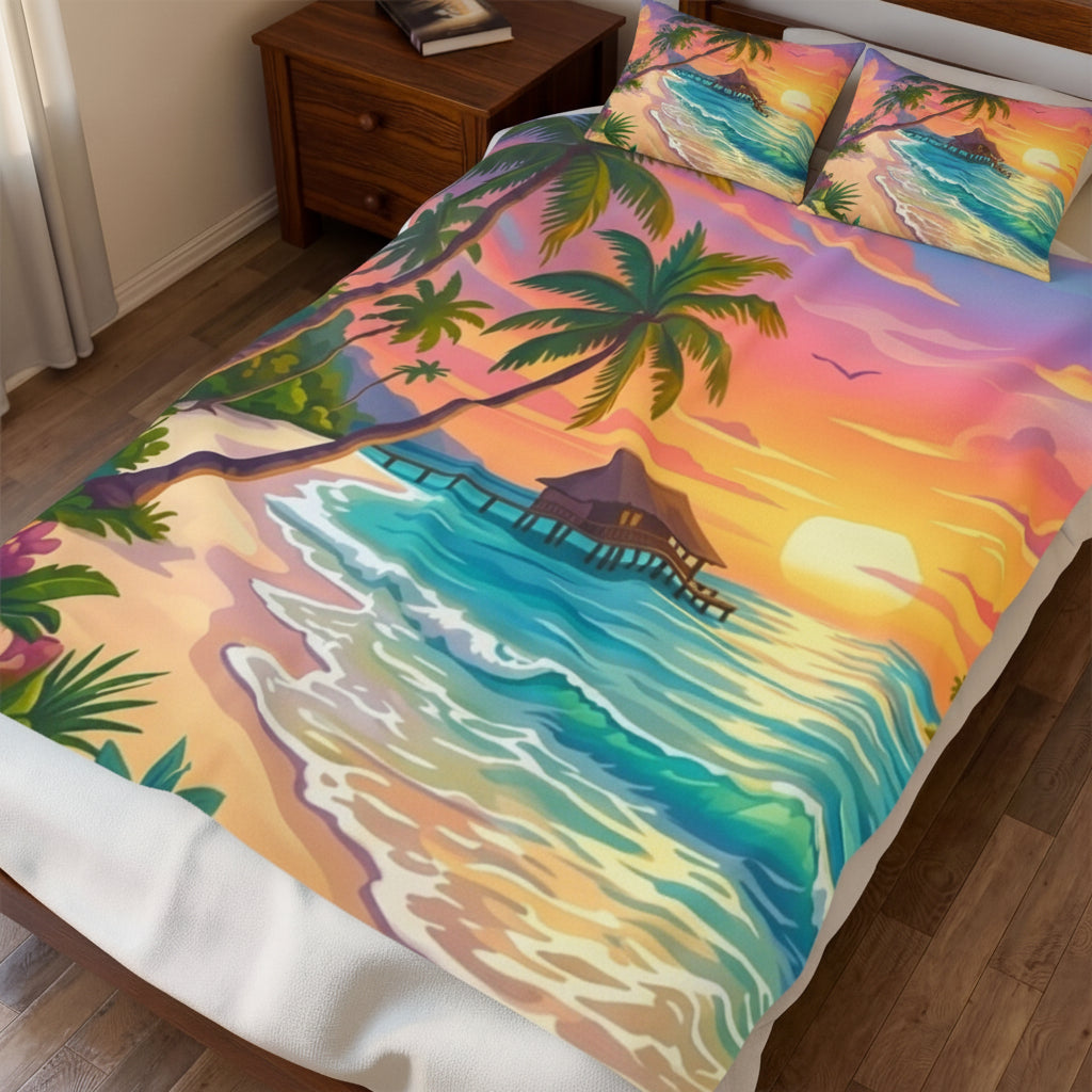 Paradise Velveteen Plush Blanket
