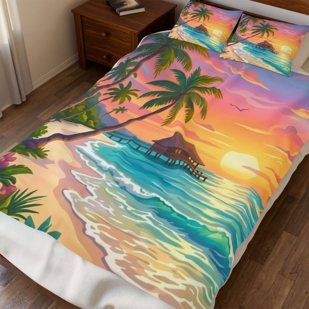 Paradise Velveteen Plush Blanket