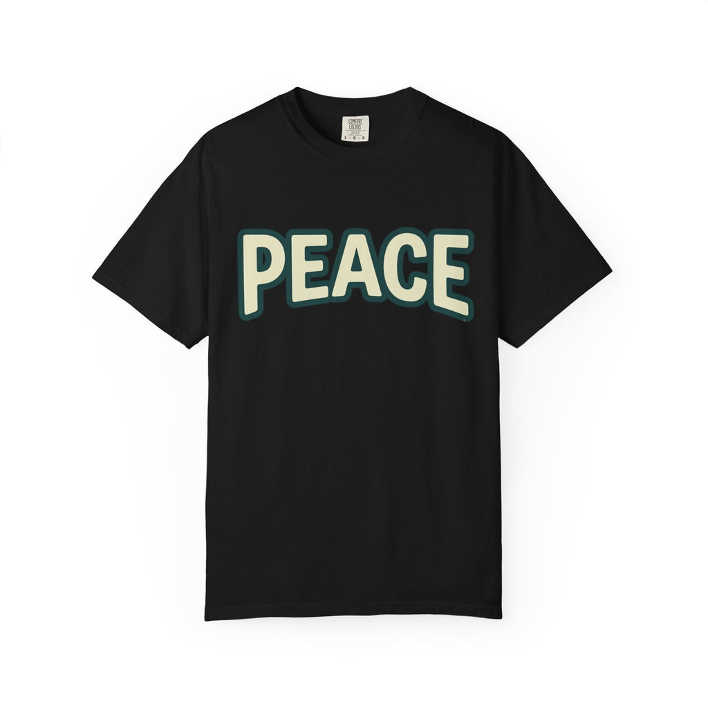 Peace Unisex Garment-Dyed T-shirt