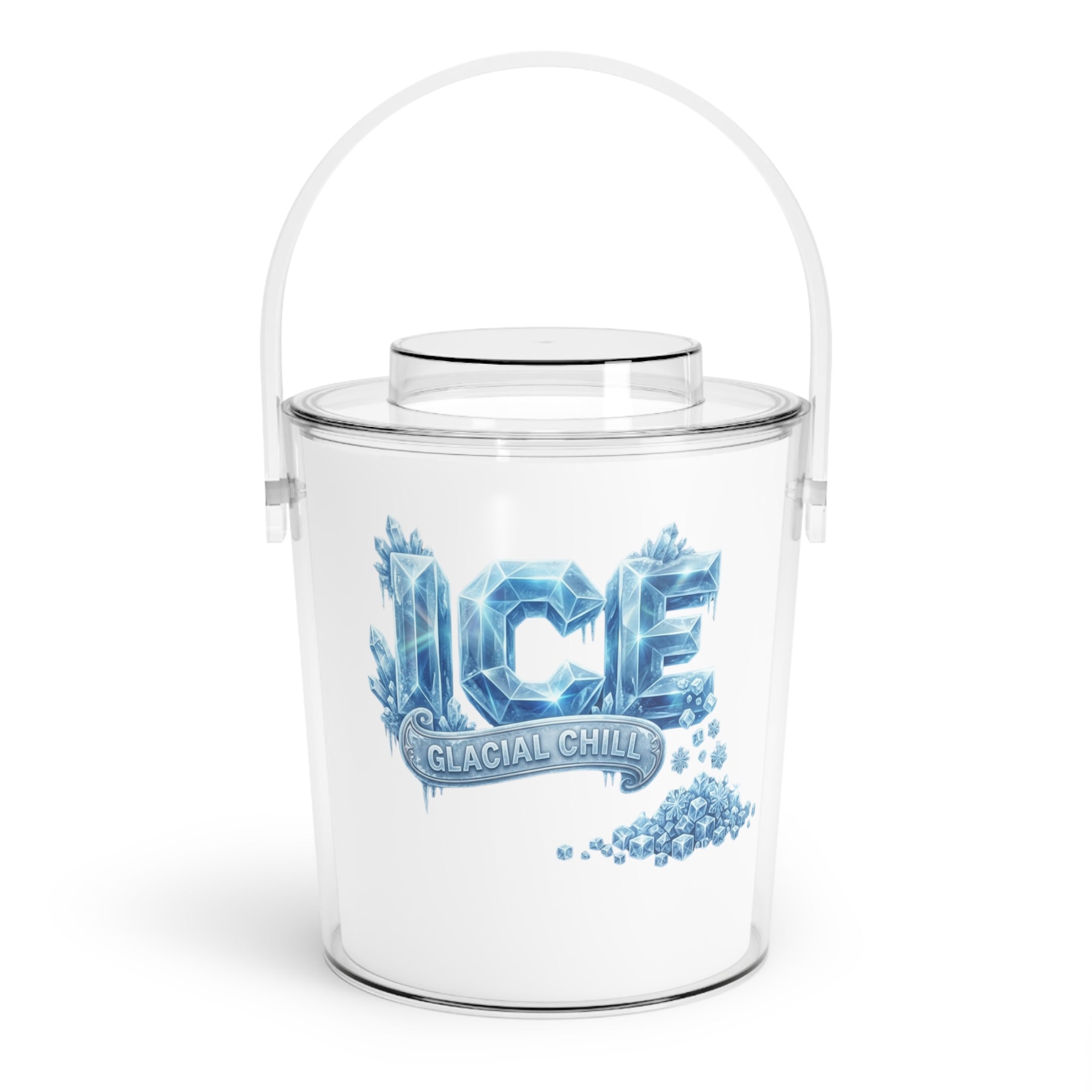 Glacial Ice Bucket with Tongs