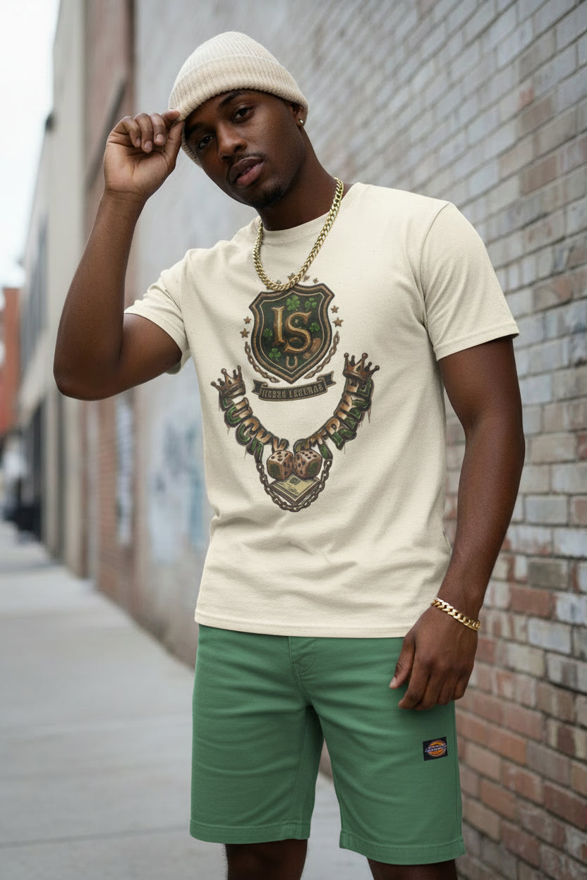 Lucky strike (Green) Unisex Heavy Cotton Tee