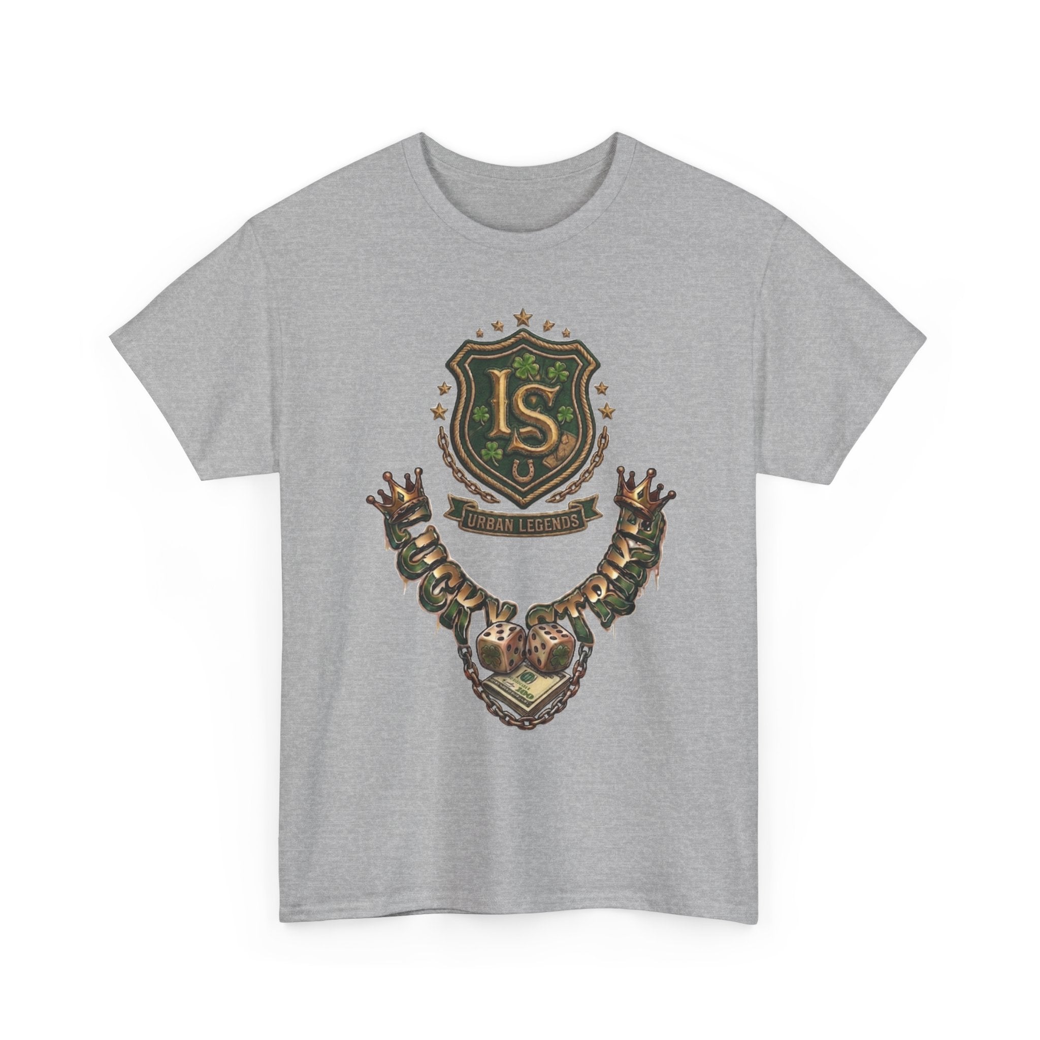 Lucky strike (Green) Unisex Heavy Cotton Tee