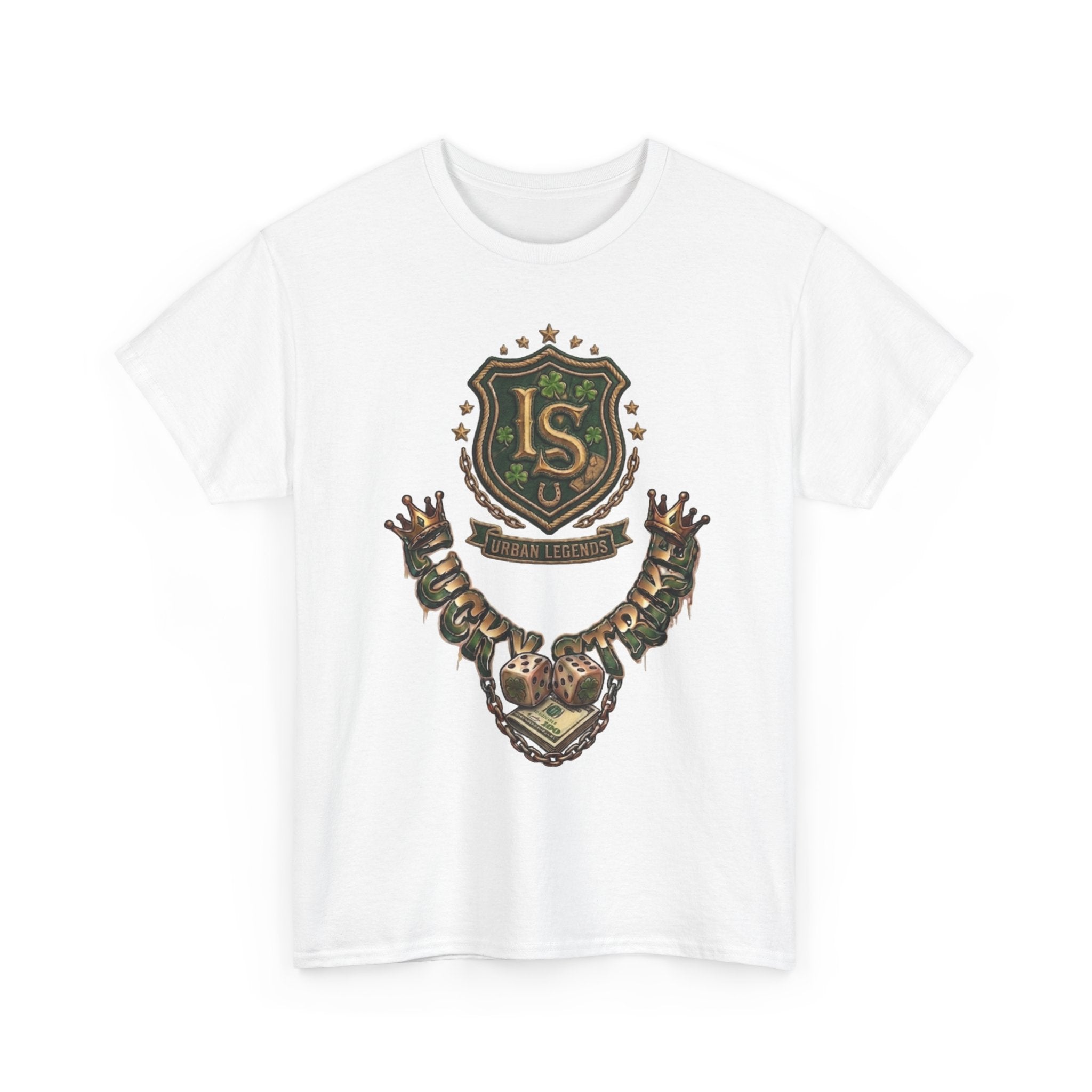 Lucky strike (Green) Unisex Heavy Cotton Tee