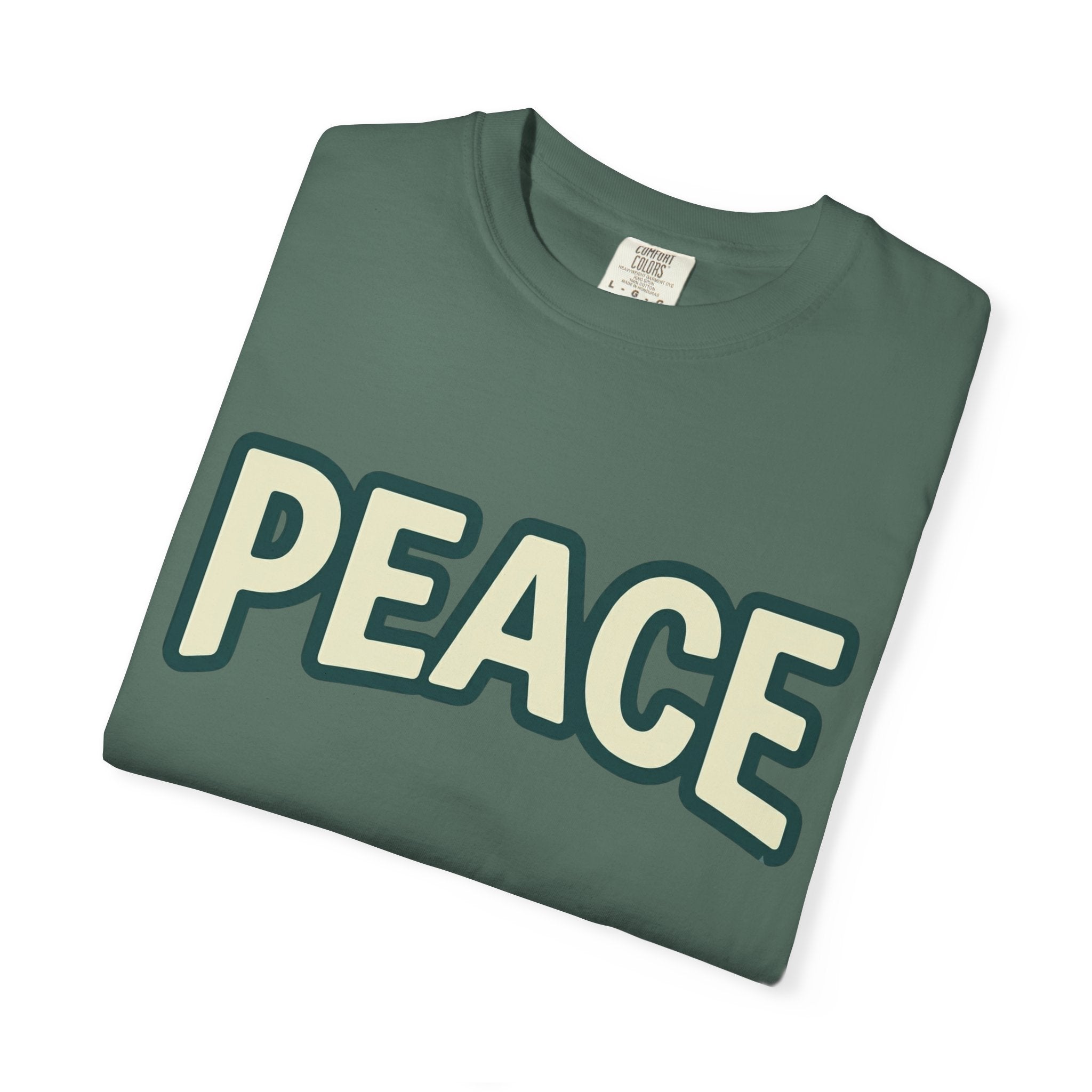 Peace Unisex Garment-Dyed T-shirt