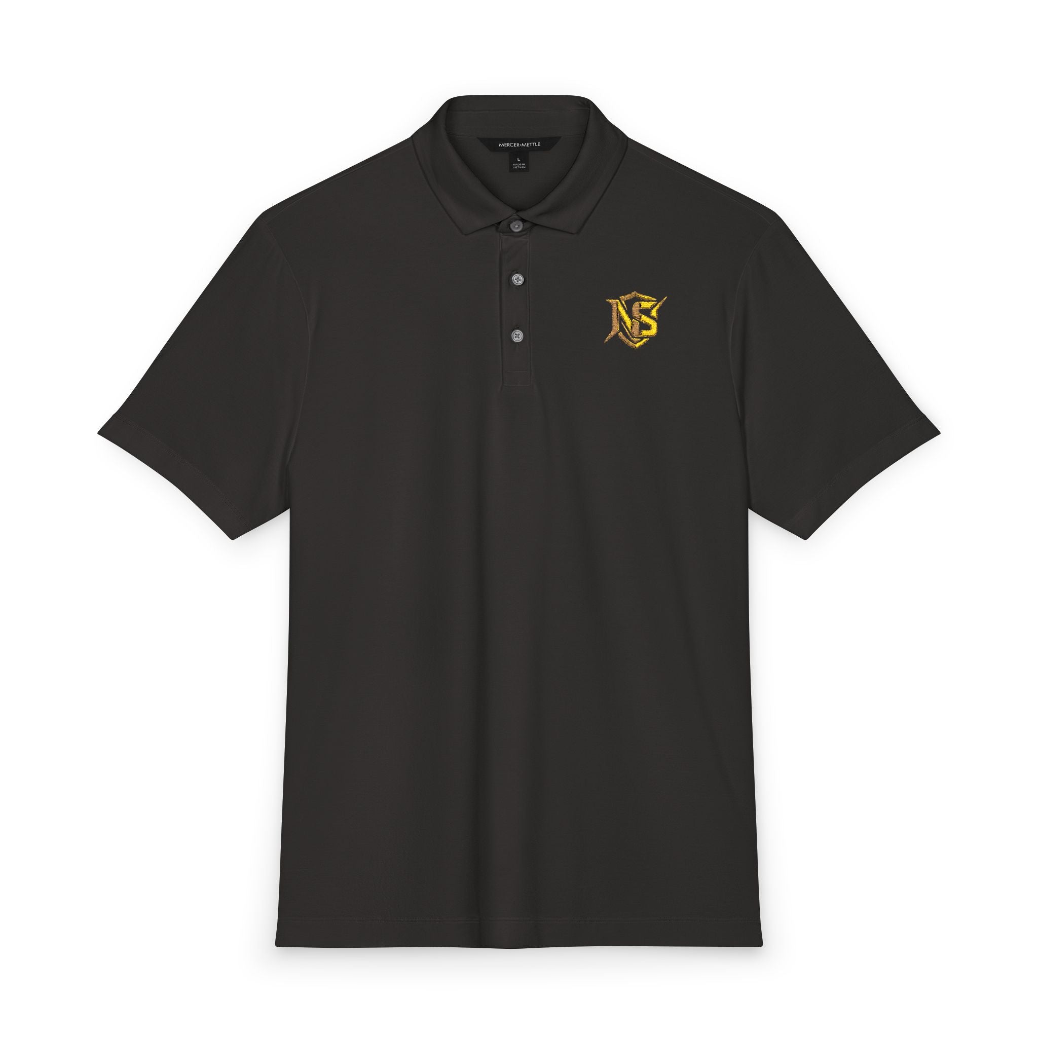 Nation swag Mercer+Mettle® Men's Stretch Jersey Polo