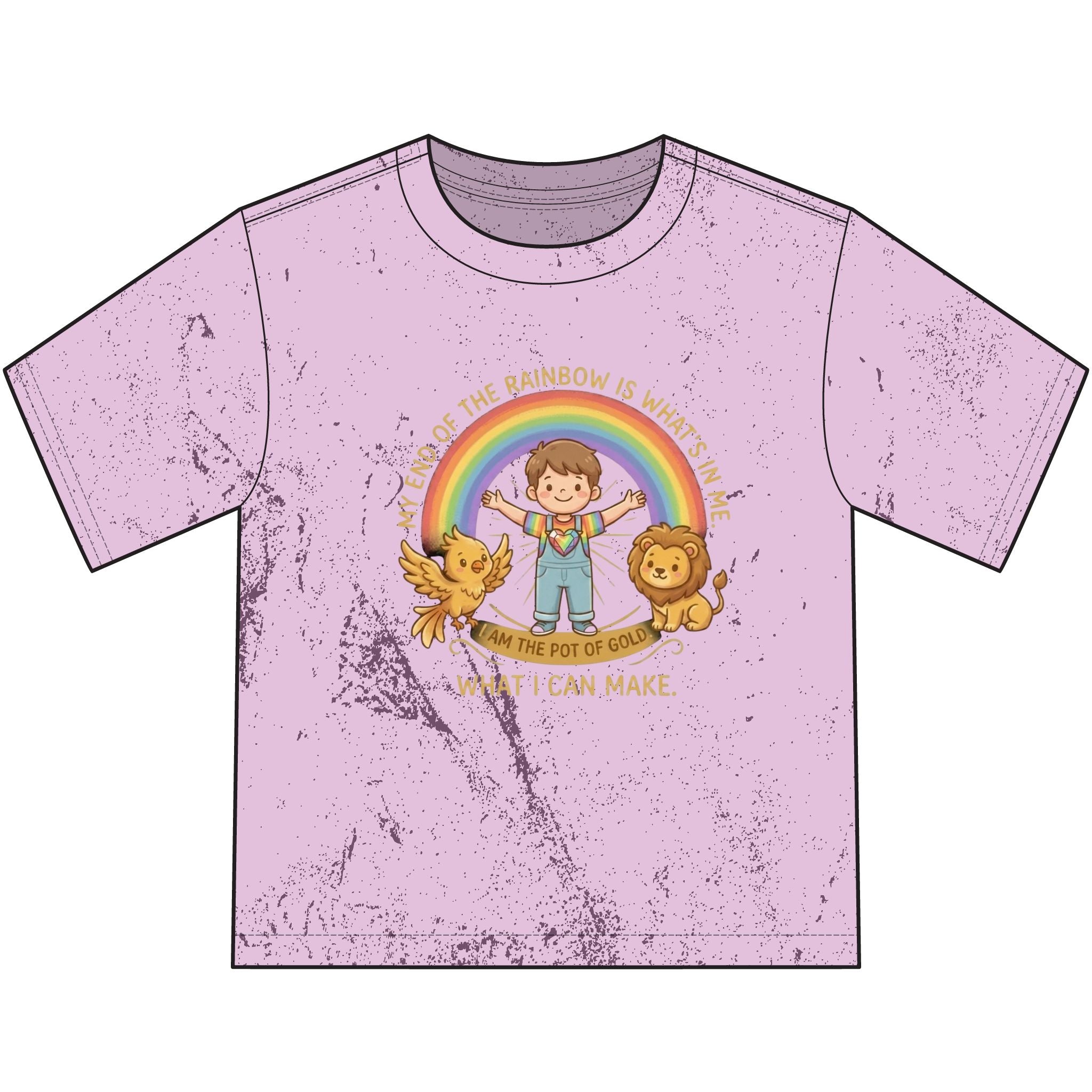 Pot of gold Heavyweight Color Blast Youth T-Shirt