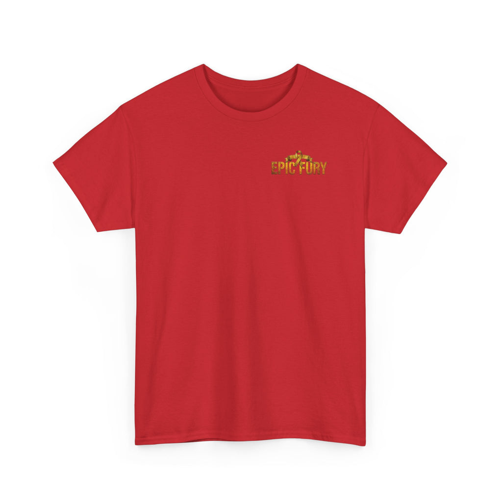 Troops support epic fury Unisex Heavy Cotton Tee