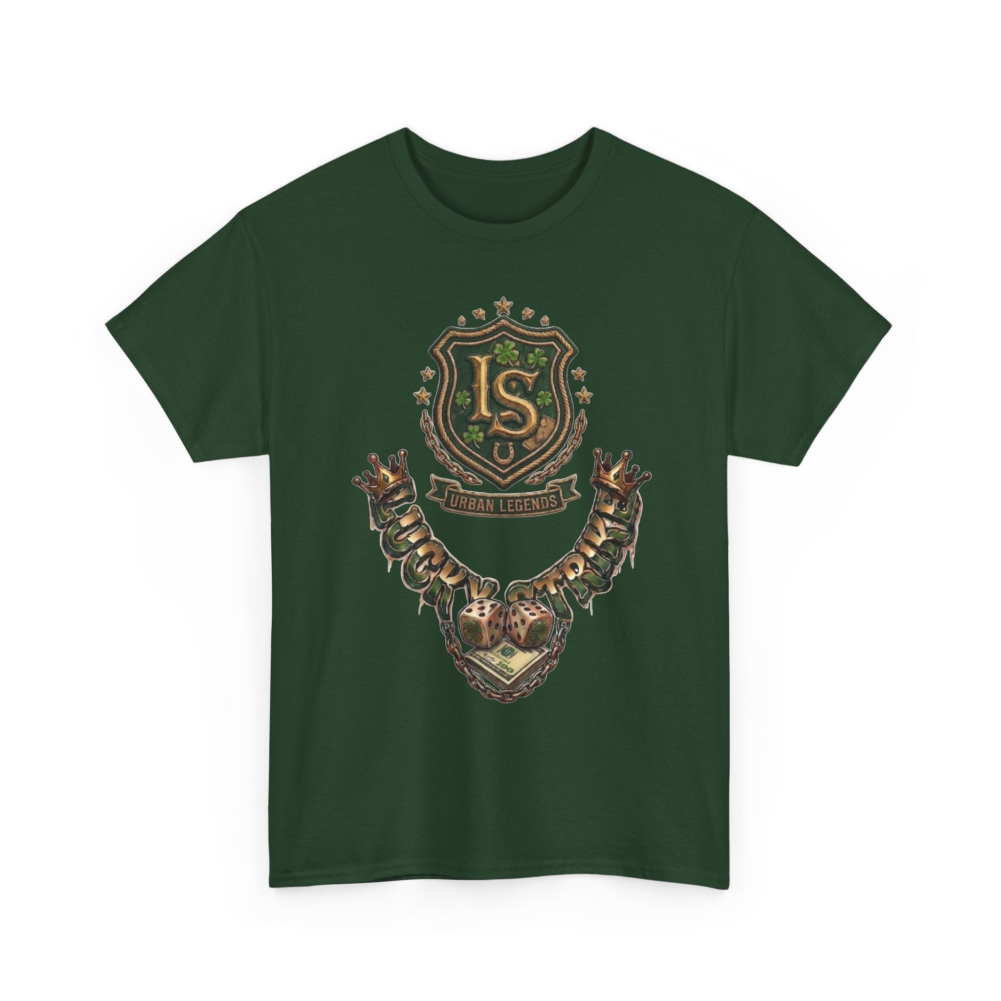 Lucky strike (Green) Unisex Heavy Cotton Tee