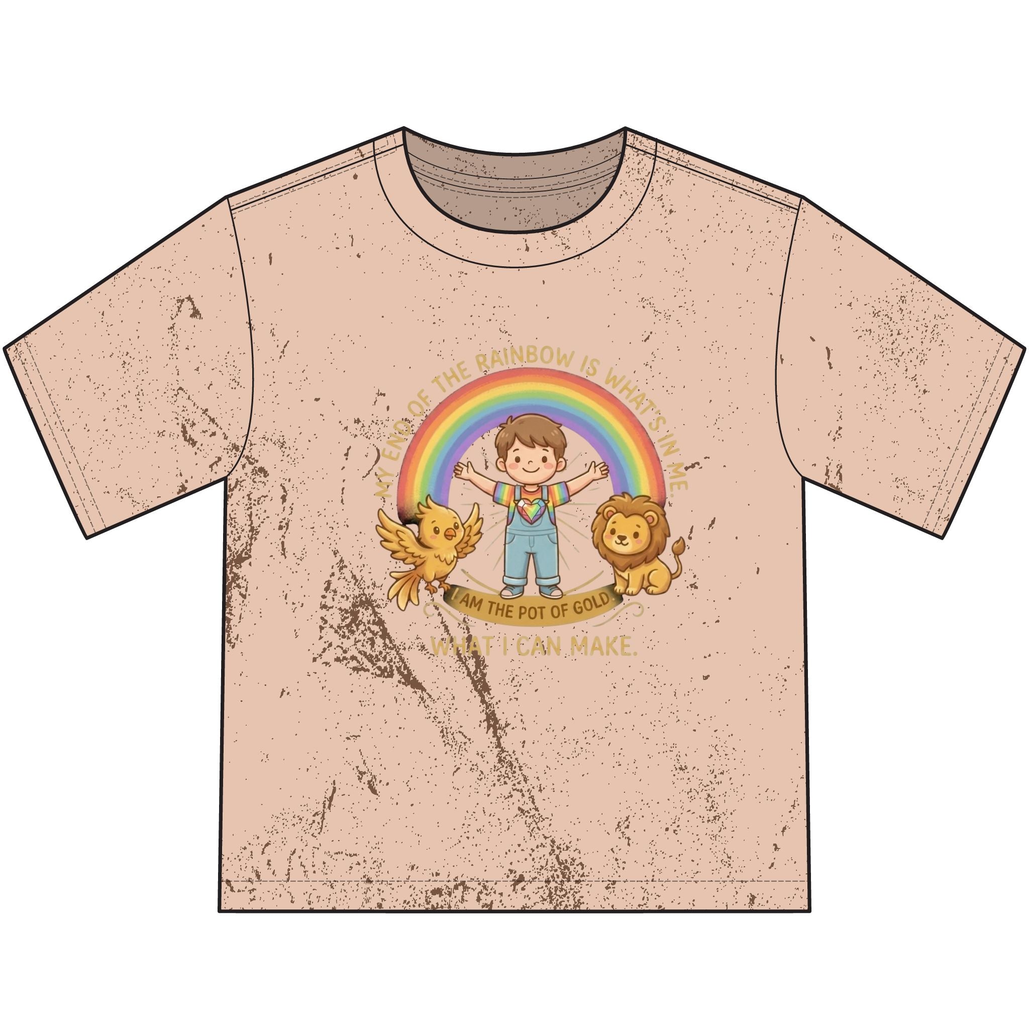 Pot of gold Heavyweight Color Blast Youth T-Shirt