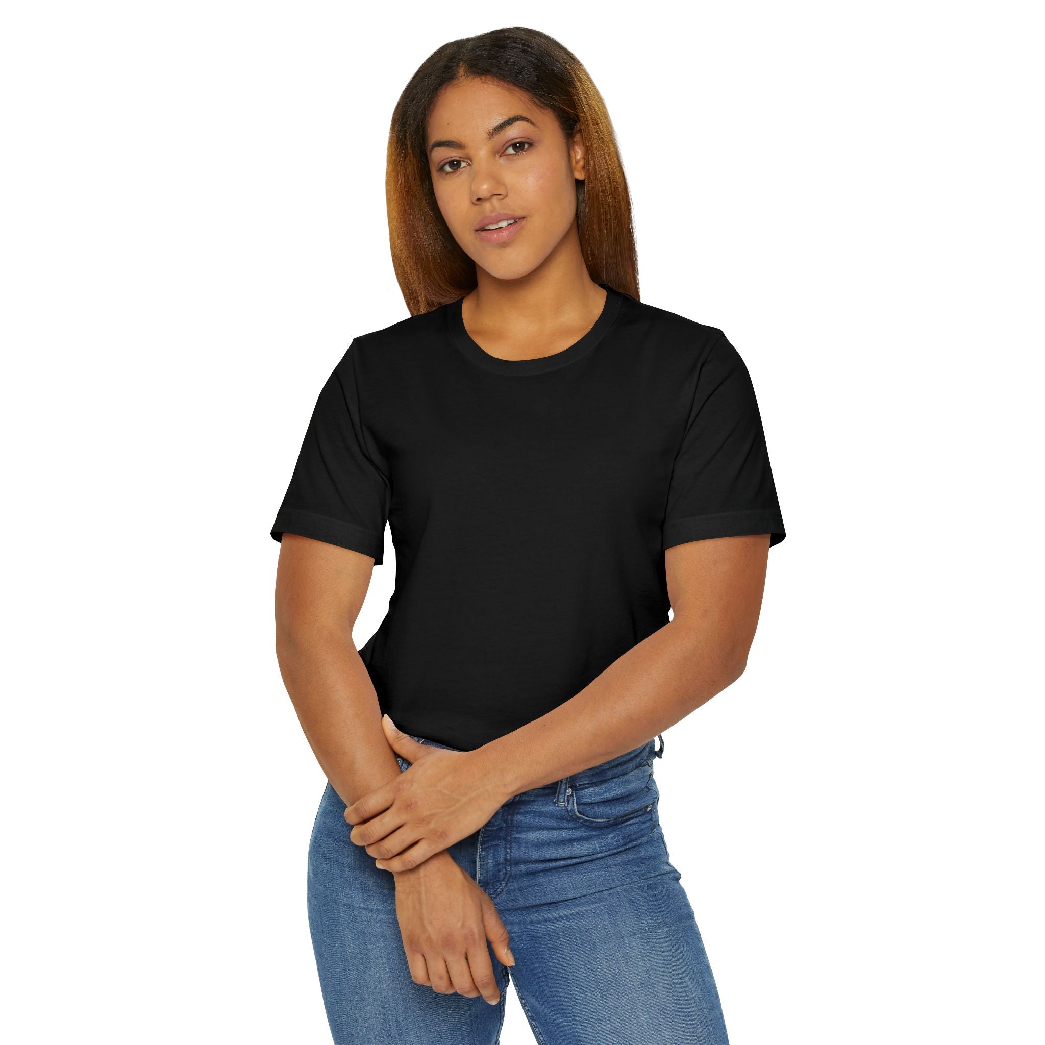 Entrepreneur crowned Unisex Jersey T-Shirt ( back)