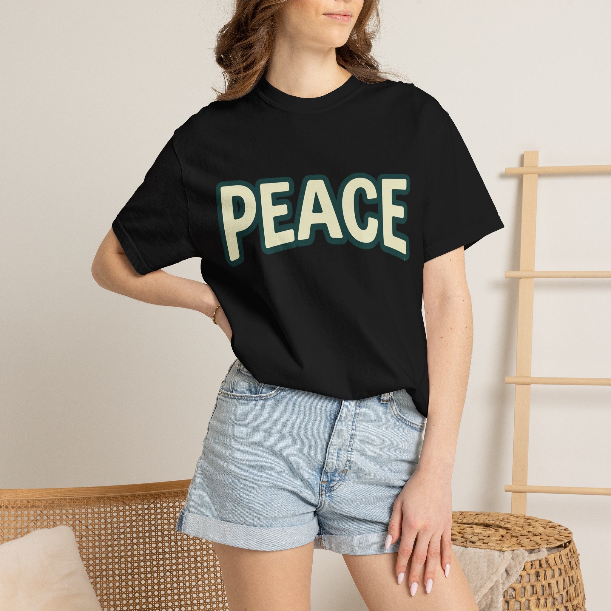 Peace Unisex Garment-Dyed T-shirt