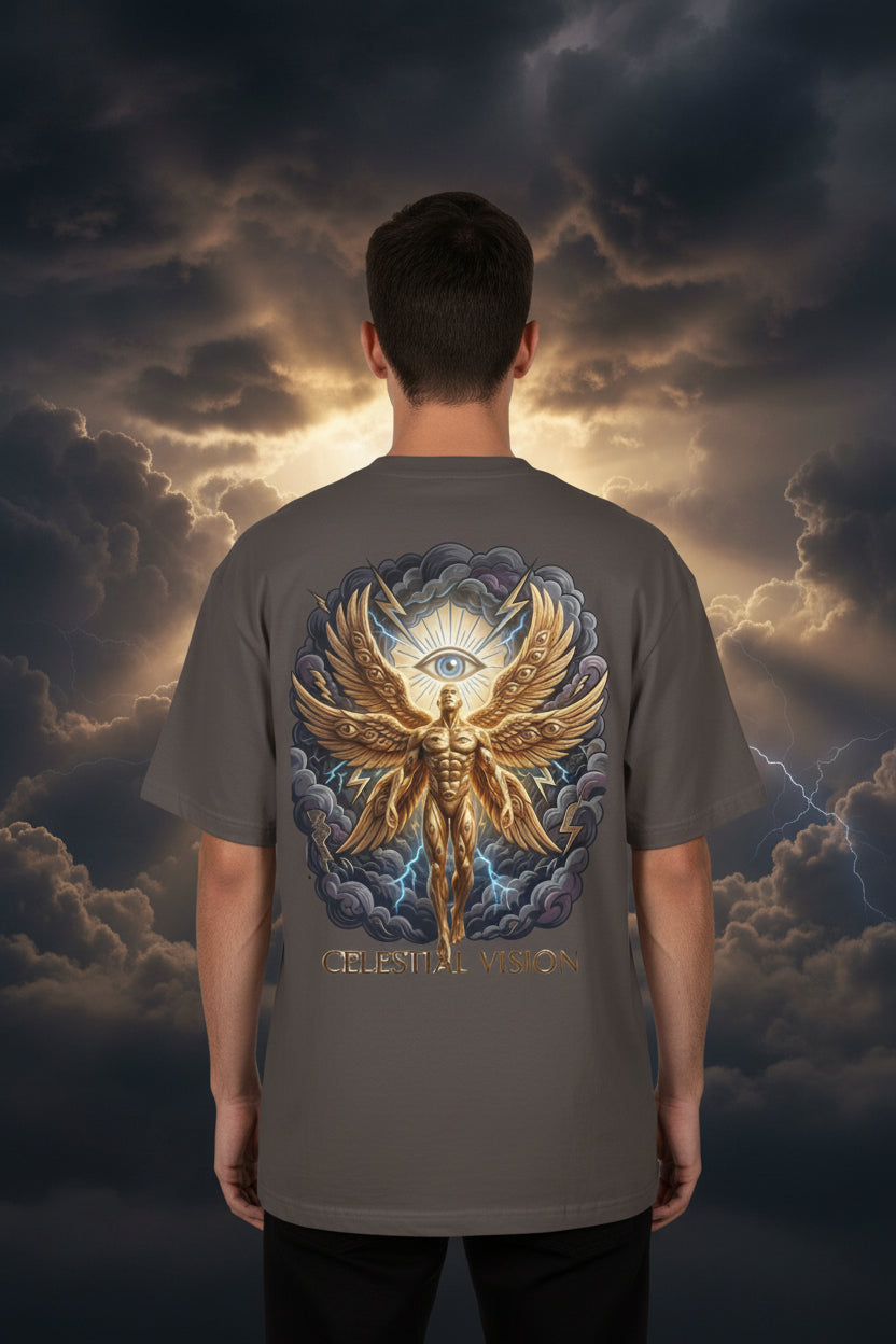 THE EYE CELESTIAL VISION Unisex Max Heavyweight Short Sleeve