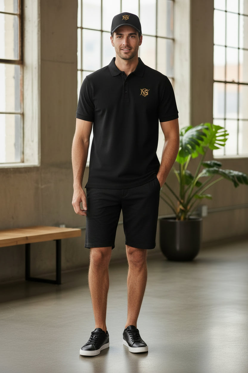 Nation swag Mercer+Mettle® Men's Stretch Jersey Polo