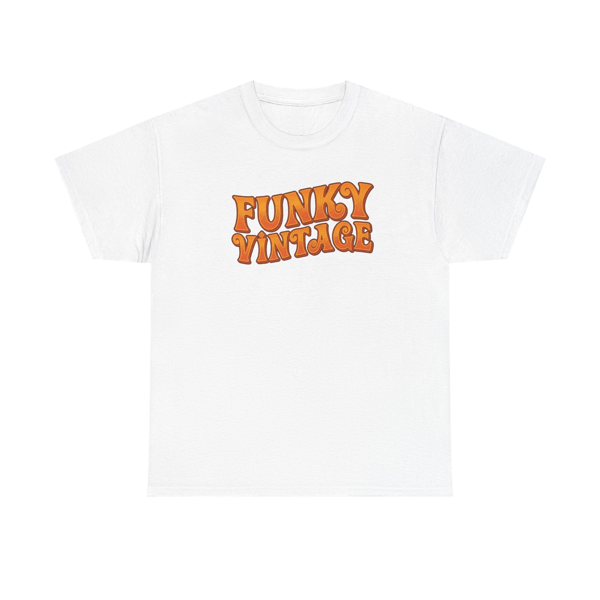 GROOVY FUNKY VINTAGE Unisex Heavy Cotton Tee
