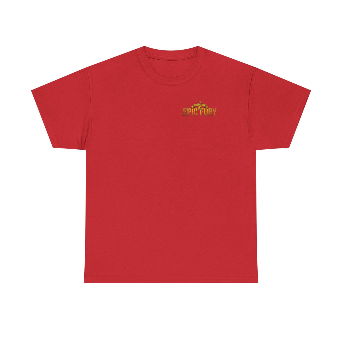 Troops support epic fury Unisex Heavy Cotton Tee