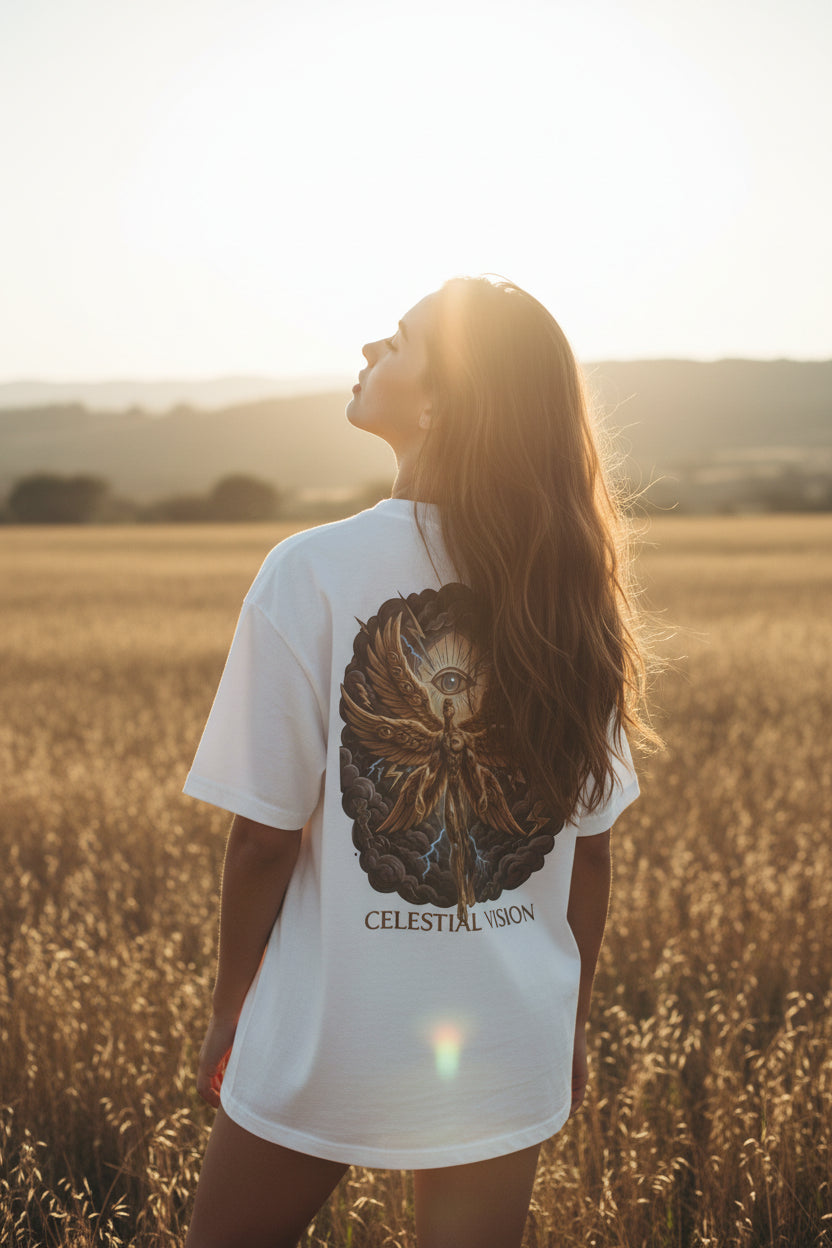 THE EYE CELESTIAL VISION Unisex Max Heavyweight Short Sleeve