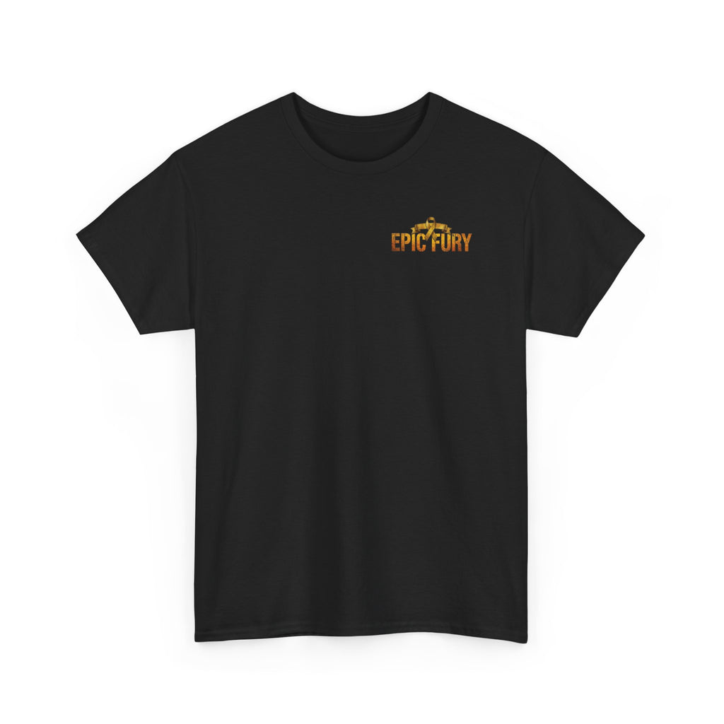 Troops support epic fury Unisex Heavy Cotton Tee