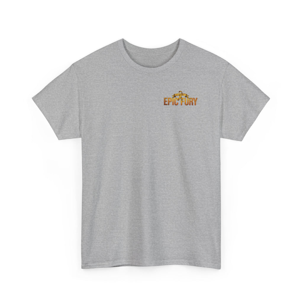 Troops support epic fury Unisex Heavy Cotton Tee