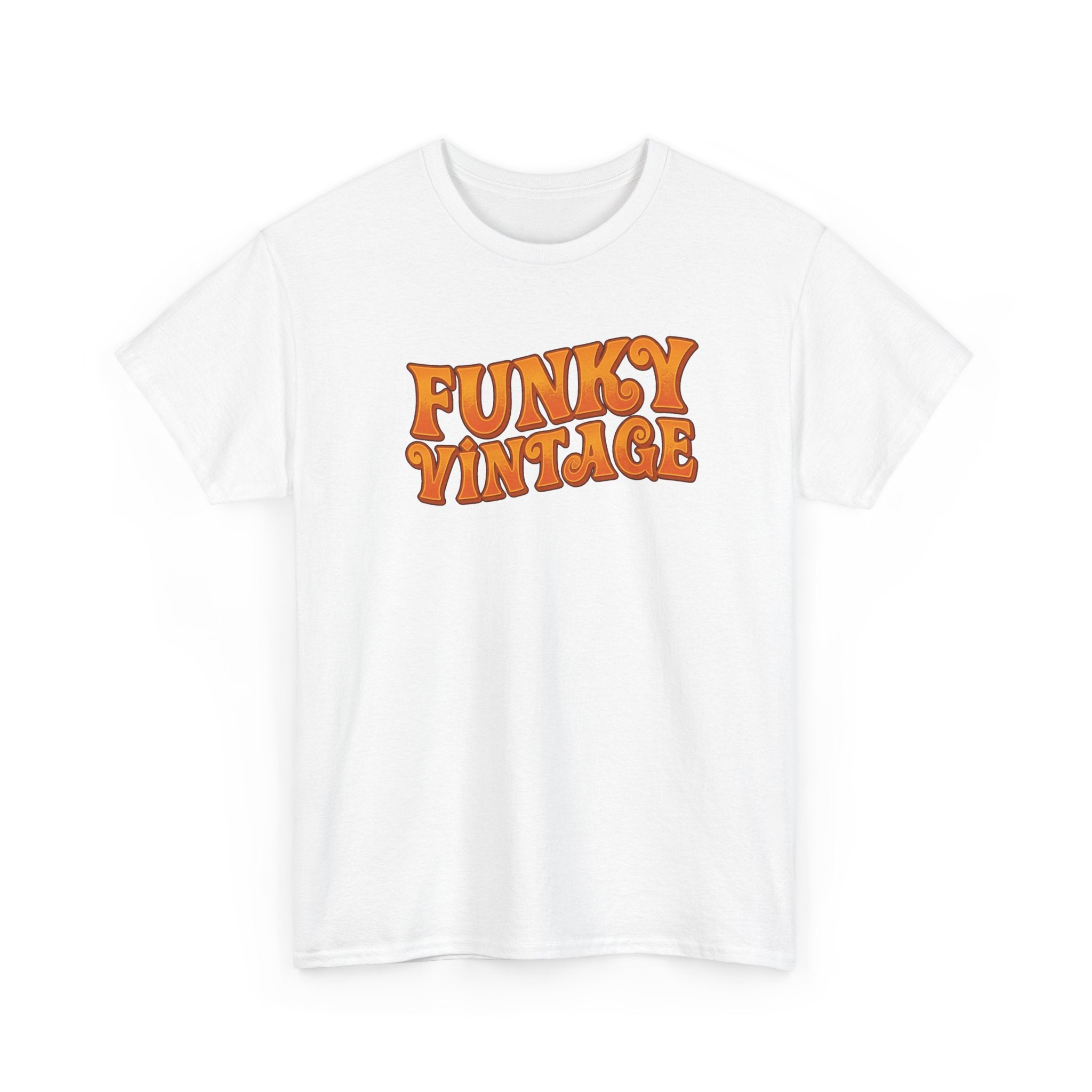 GROOVY FUNKY VINTAGE Unisex Heavy Cotton Tee