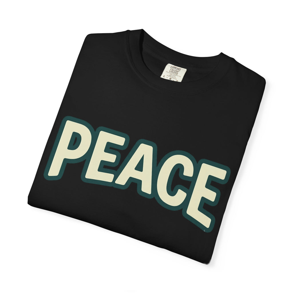 Peace Unisex Garment-Dyed T-shirt