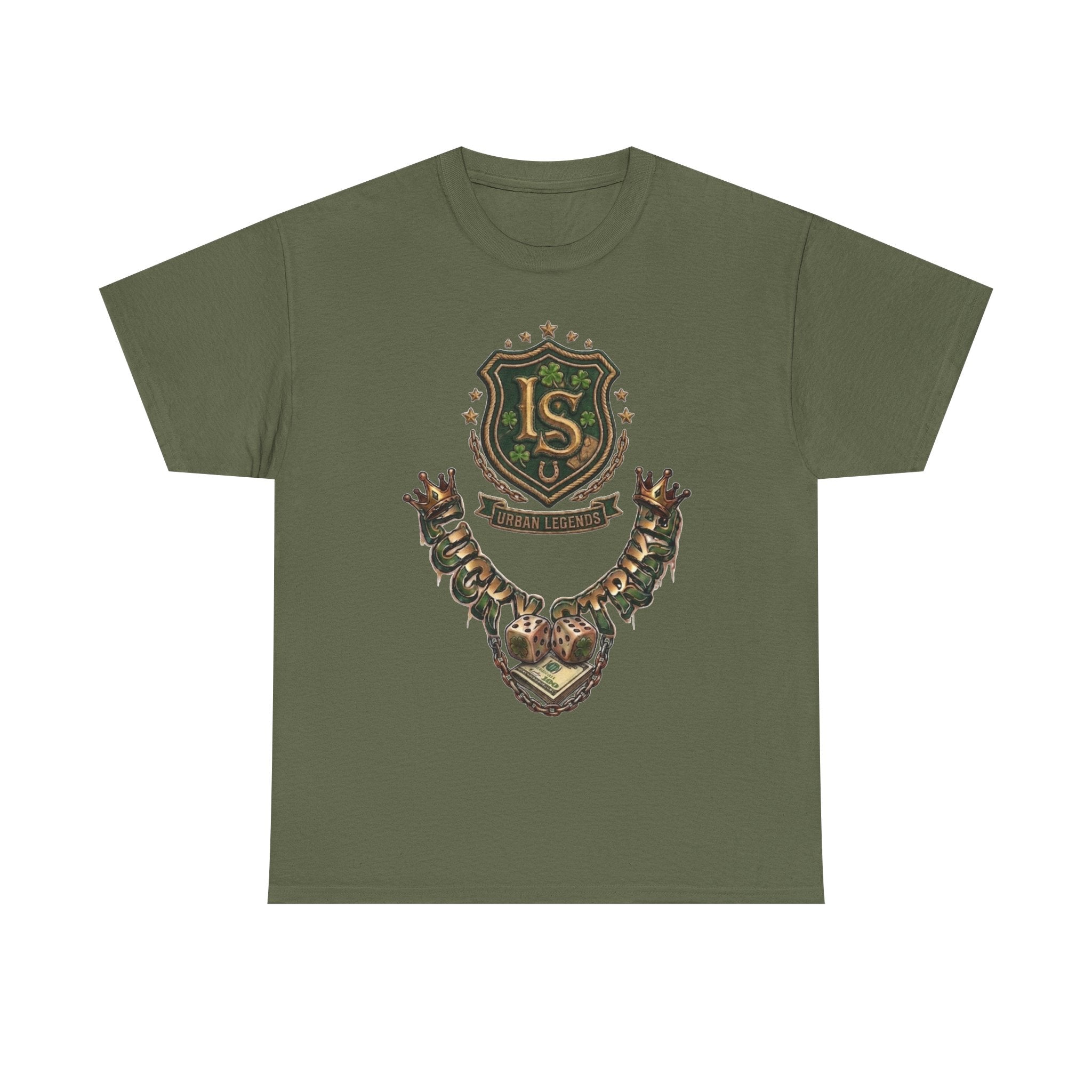 Lucky strike (Green) Unisex Heavy Cotton Tee