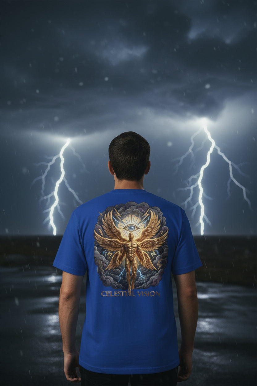 THE EYE CELESTIAL VISION Unisex Max Heavyweight Short Sleeve