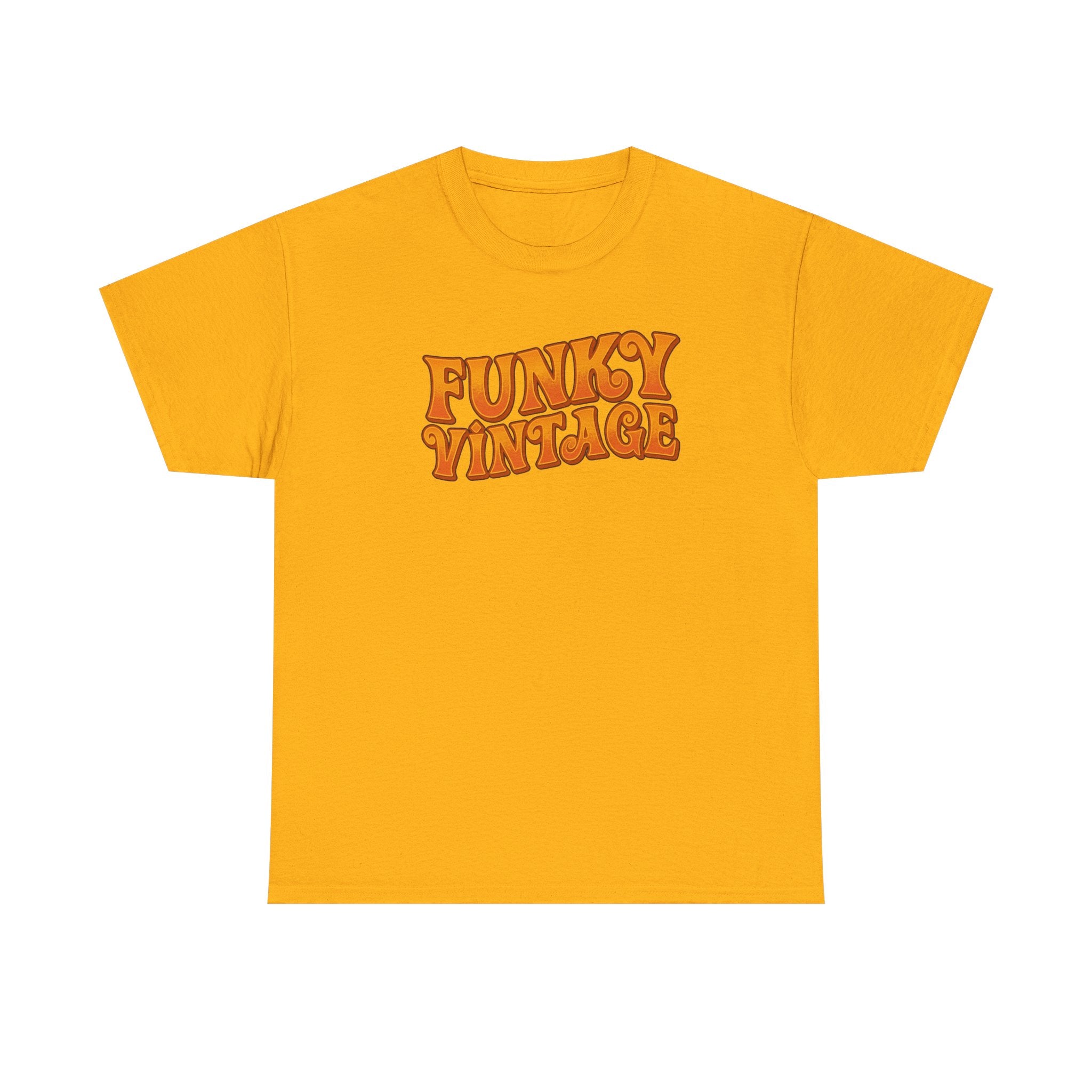 GROOVY FUNKY VINTAGE Unisex Heavy Cotton Tee