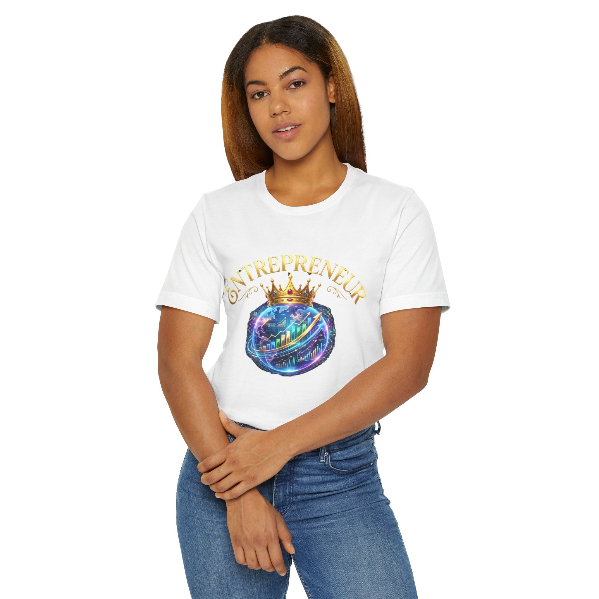 Entrepreneur crowned Unisex Jersey T-Shirt
