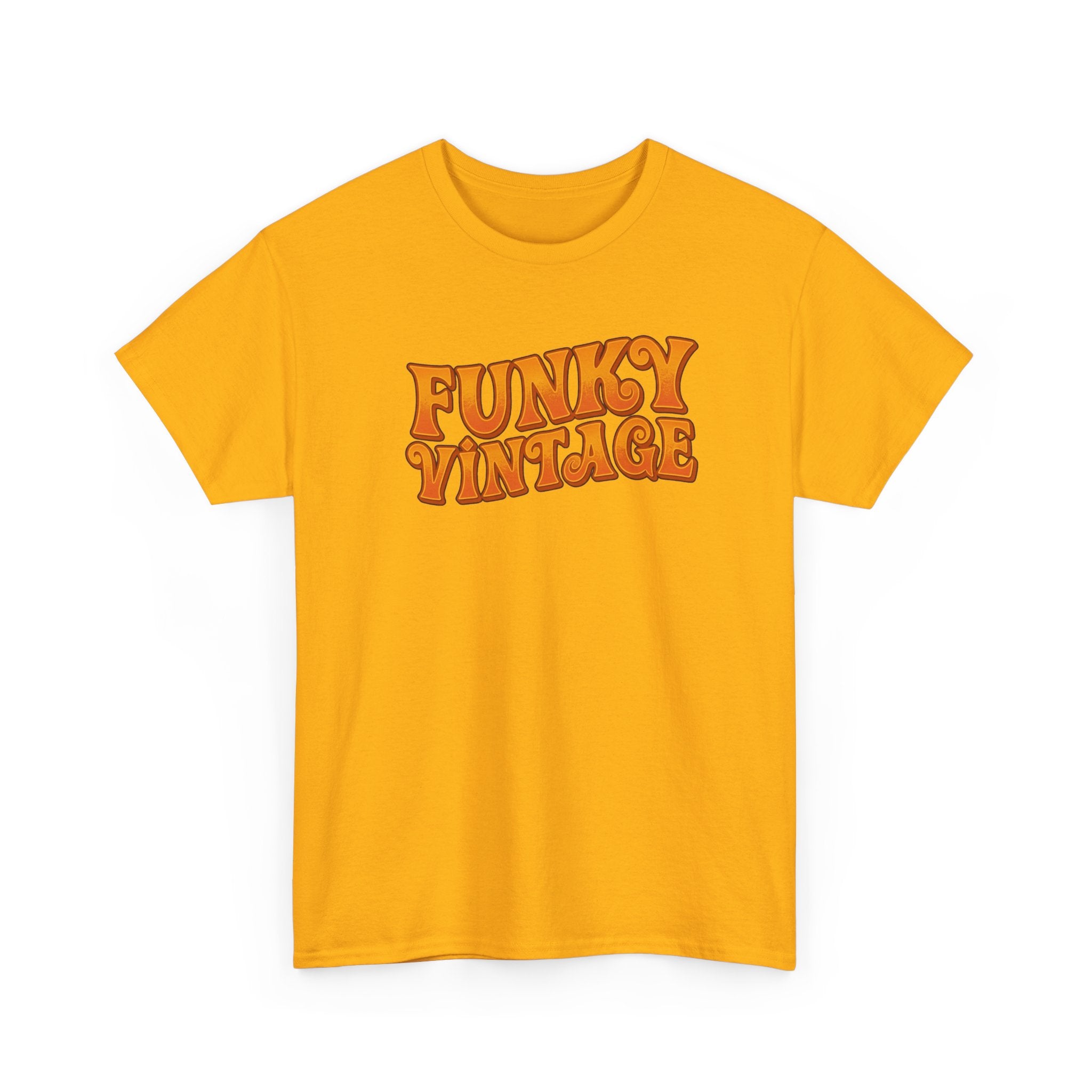GROOVY FUNKY VINTAGE Unisex Heavy Cotton Tee