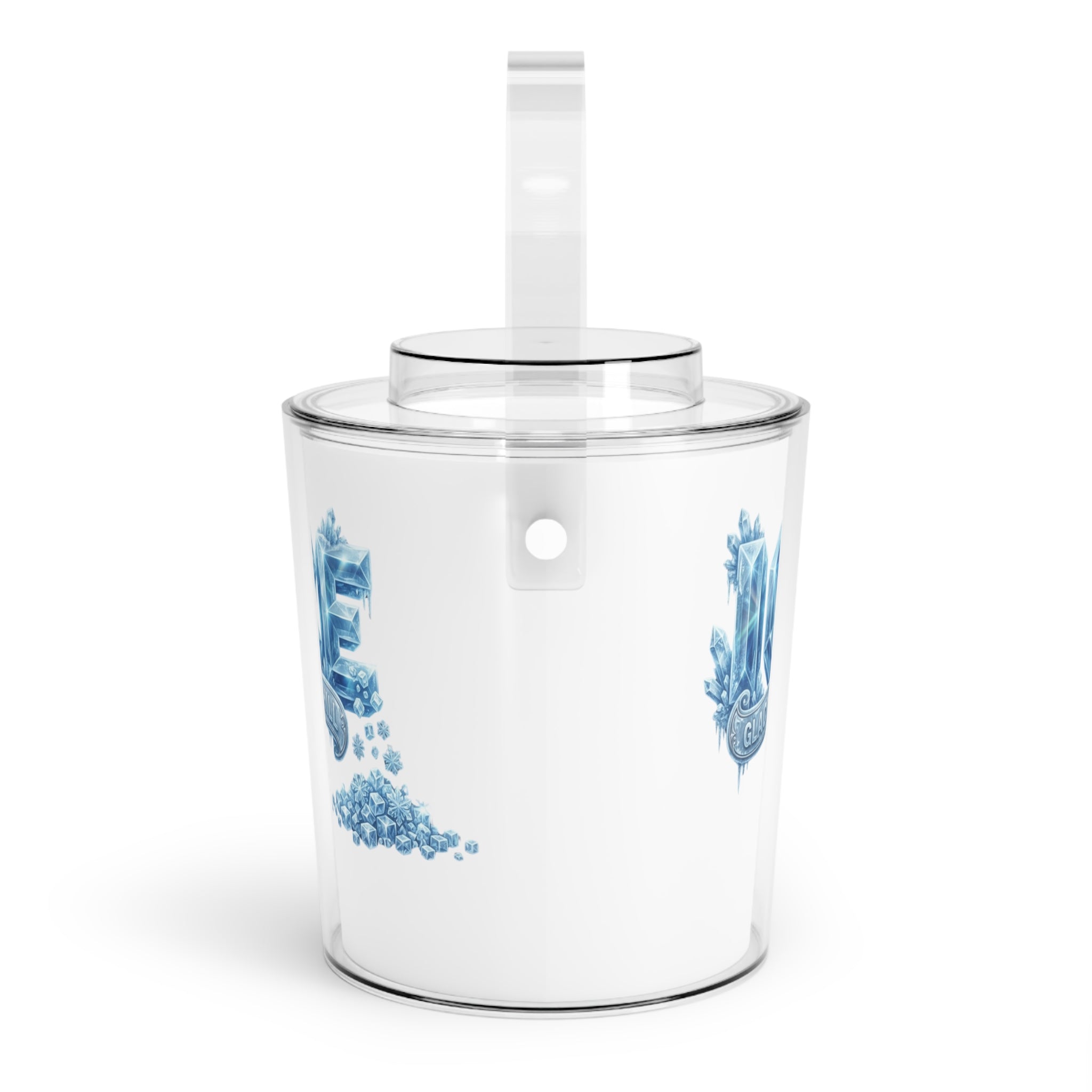 Glacial Ice Bucket with Tongs