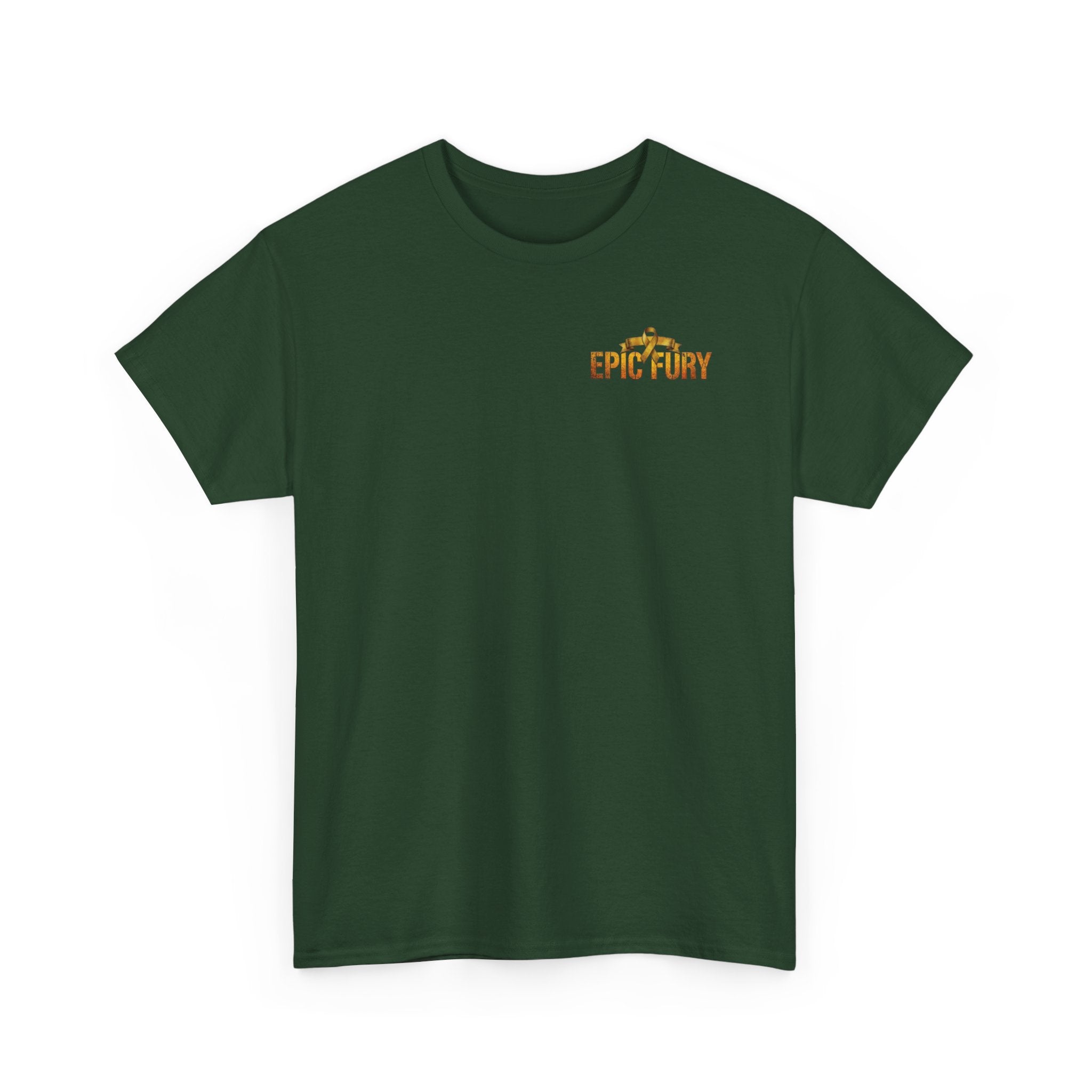 Troops support epic fury Unisex Heavy Cotton Tee
