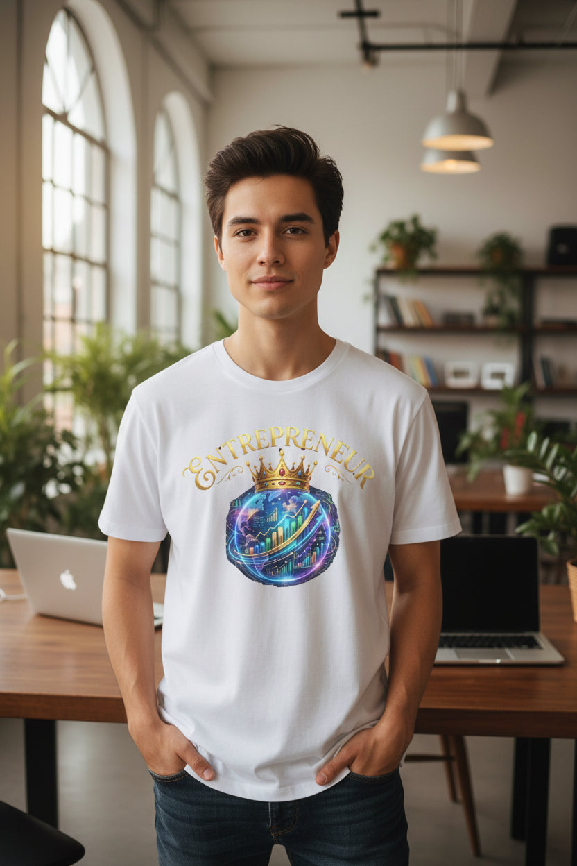 Entrepreneur crowned Unisex Jersey T-Shirt