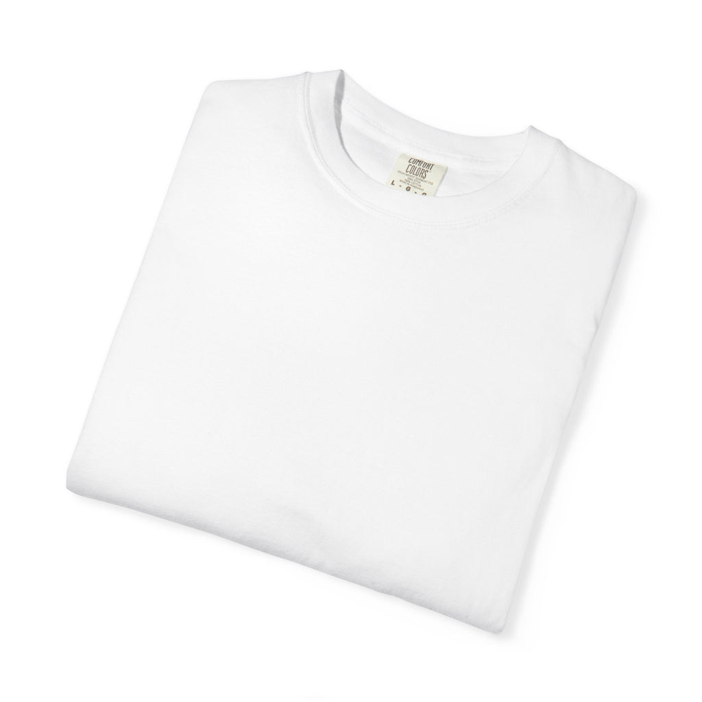 Ambition drive and collective strive Unisex Garment-Dyed T-shirt back design