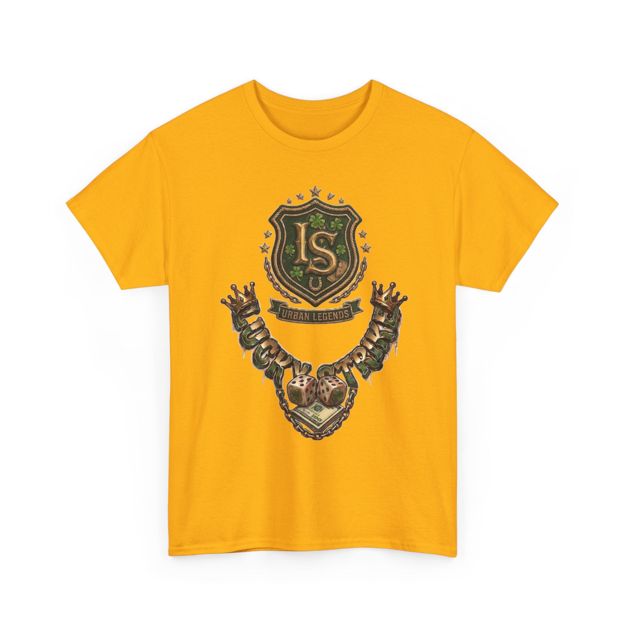 Lucky strike (Green) Unisex Heavy Cotton Tee
