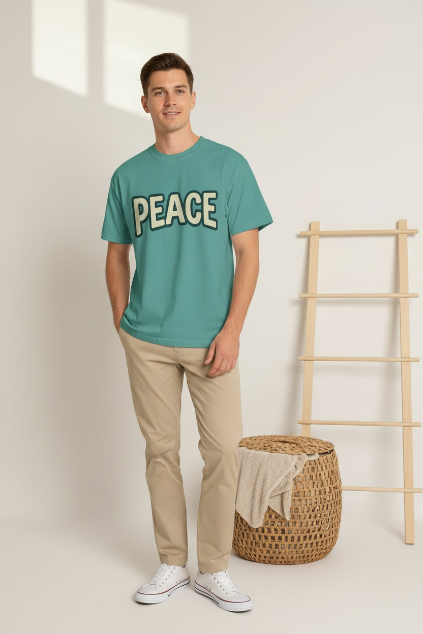 Peace Unisex Garment-Dyed T-shirt