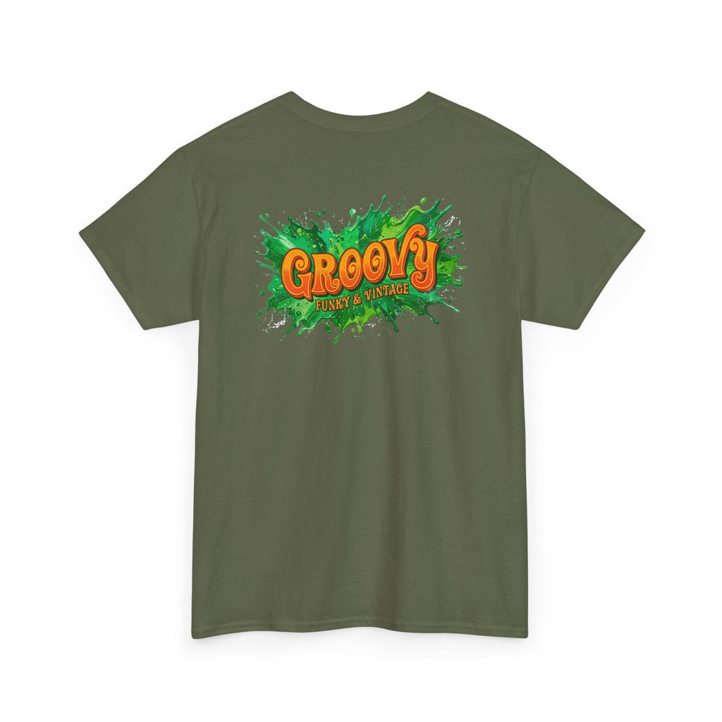 GROOVY FUNKY VINTAGE Unisex Heavy Cotton Tee
