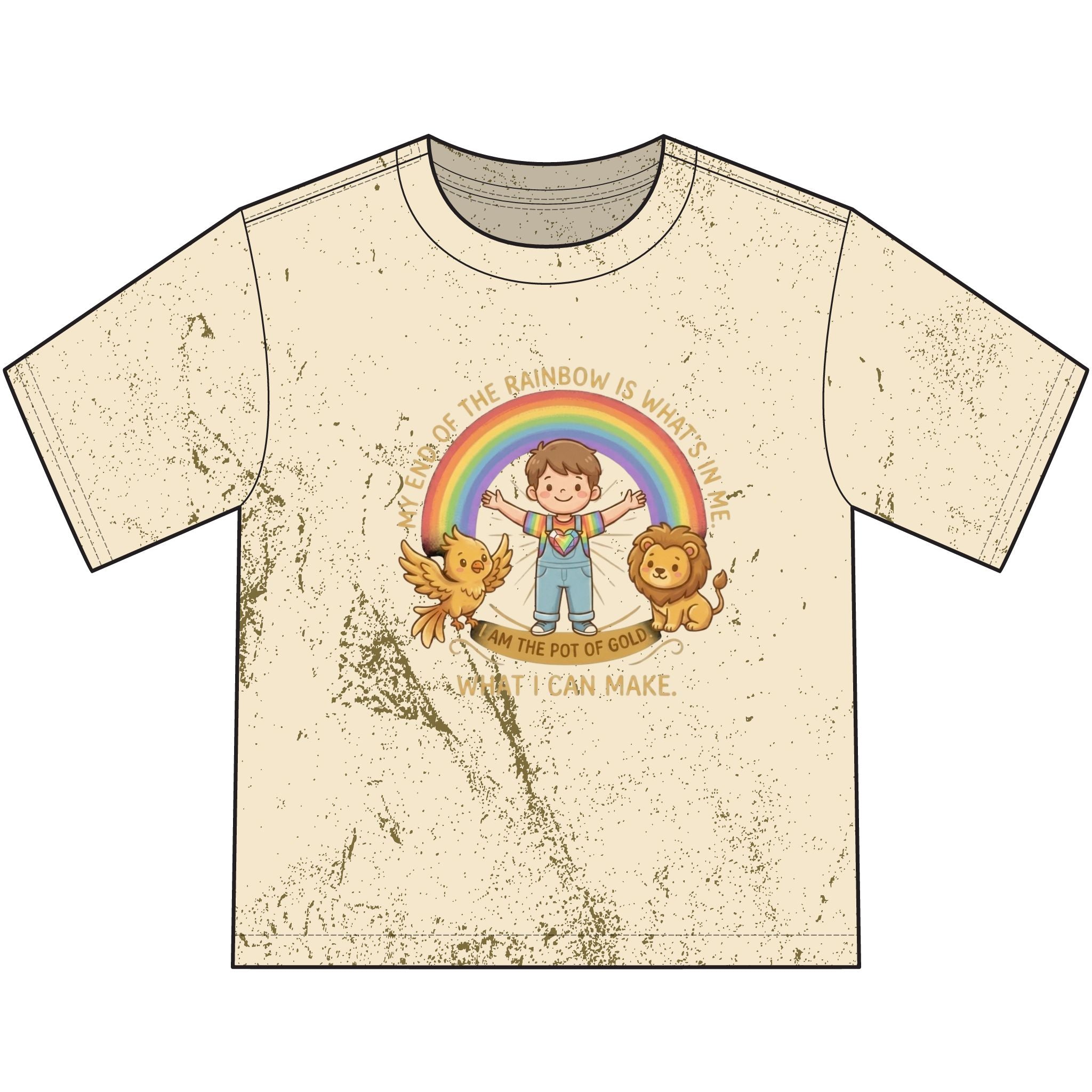 Pot of gold Heavyweight Color Blast Youth T-Shirt