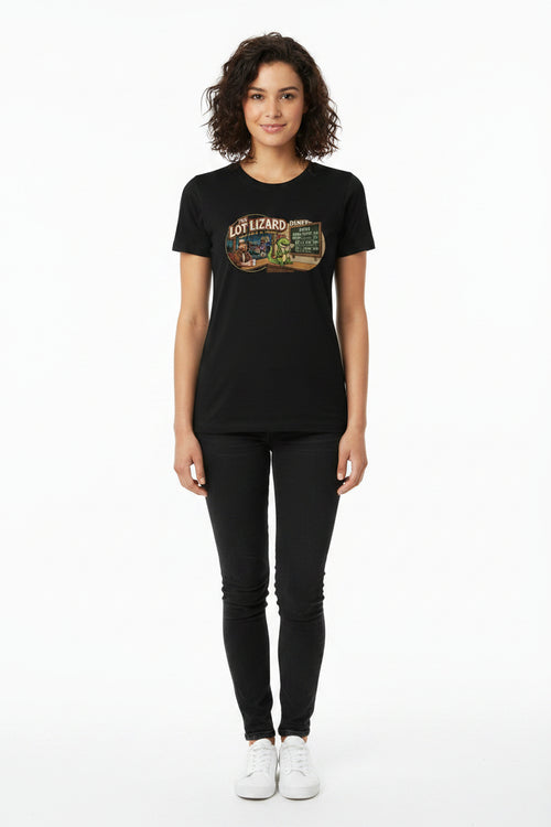 Lot lizard diner (logo on the back) Heavyweight Unisex Crewneck T-shirt | Gildan® 5000