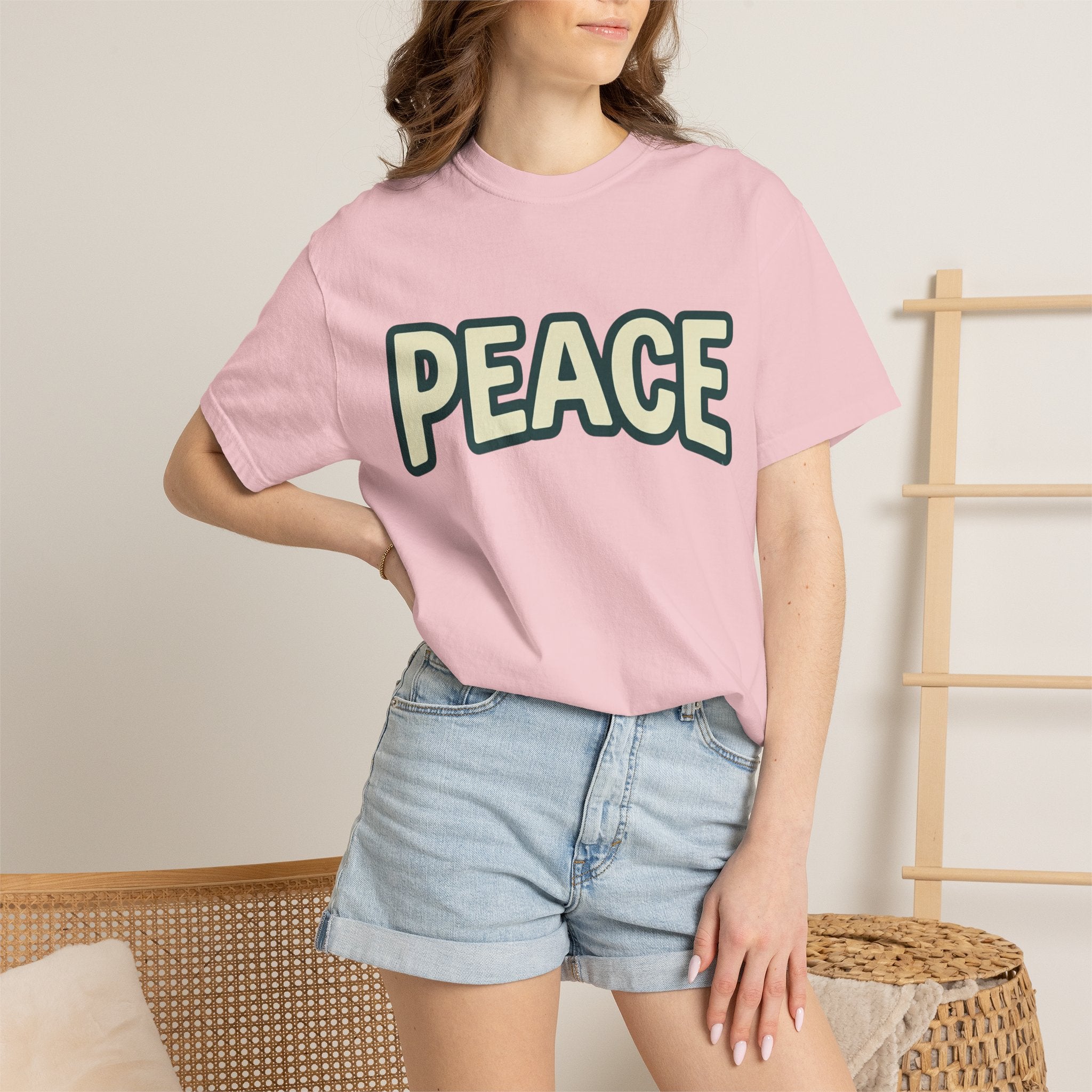 Peace Unisex Garment-Dyed T-shirt
