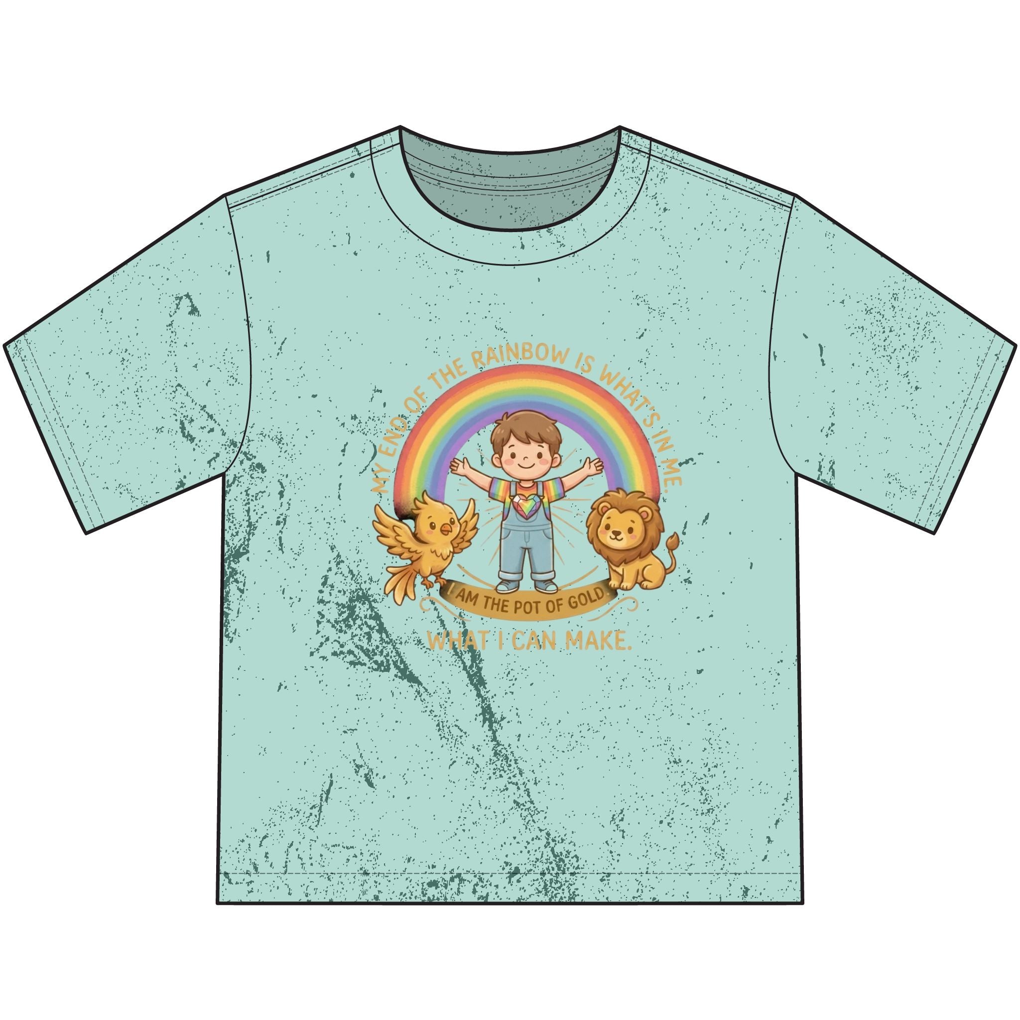 Pot of gold Heavyweight Color Blast Youth T-Shirt