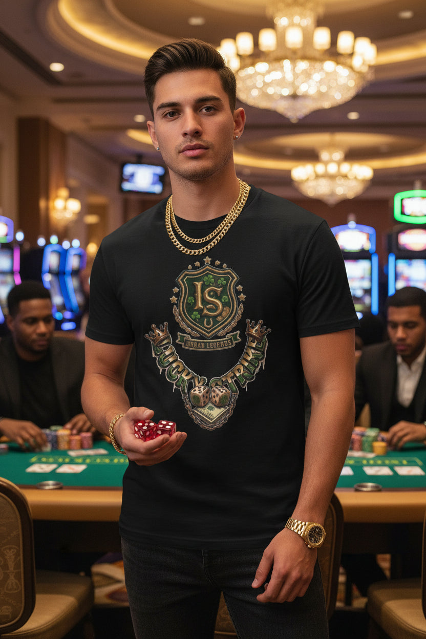 Lucky strike (Green) Unisex Heavy Cotton Tee