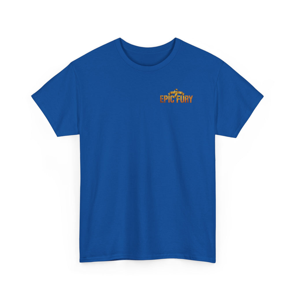 Troops support epic fury Unisex Heavy Cotton Tee