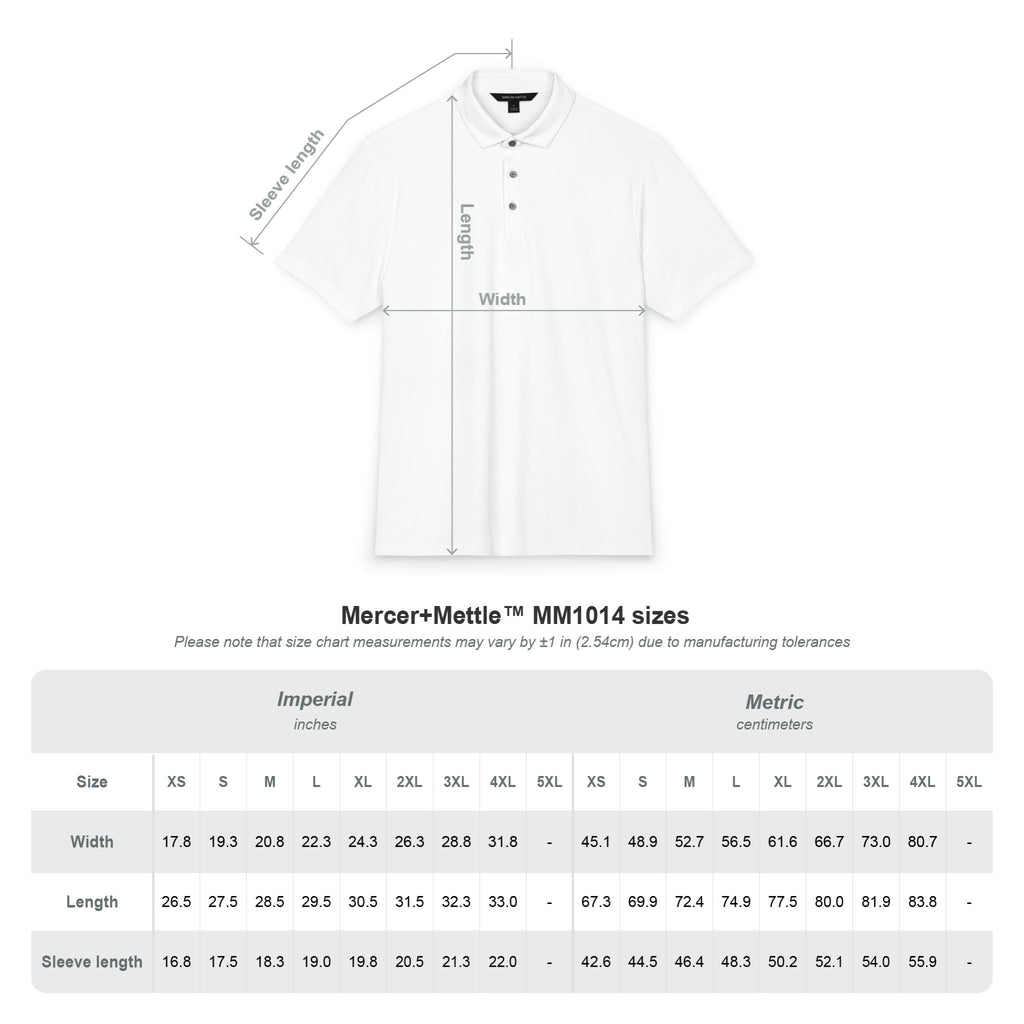 Nation swag Mercer+Mettle® Men's Stretch Jersey Polo