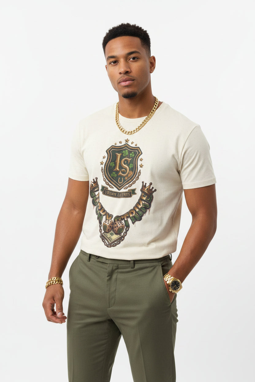 Lucky strike (Green) Unisex Heavy Cotton Tee