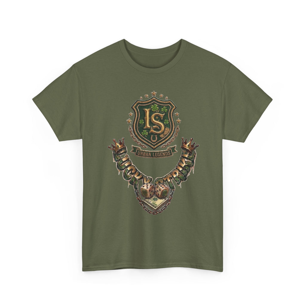 Lucky strike (Green) Unisex Heavy Cotton Tee