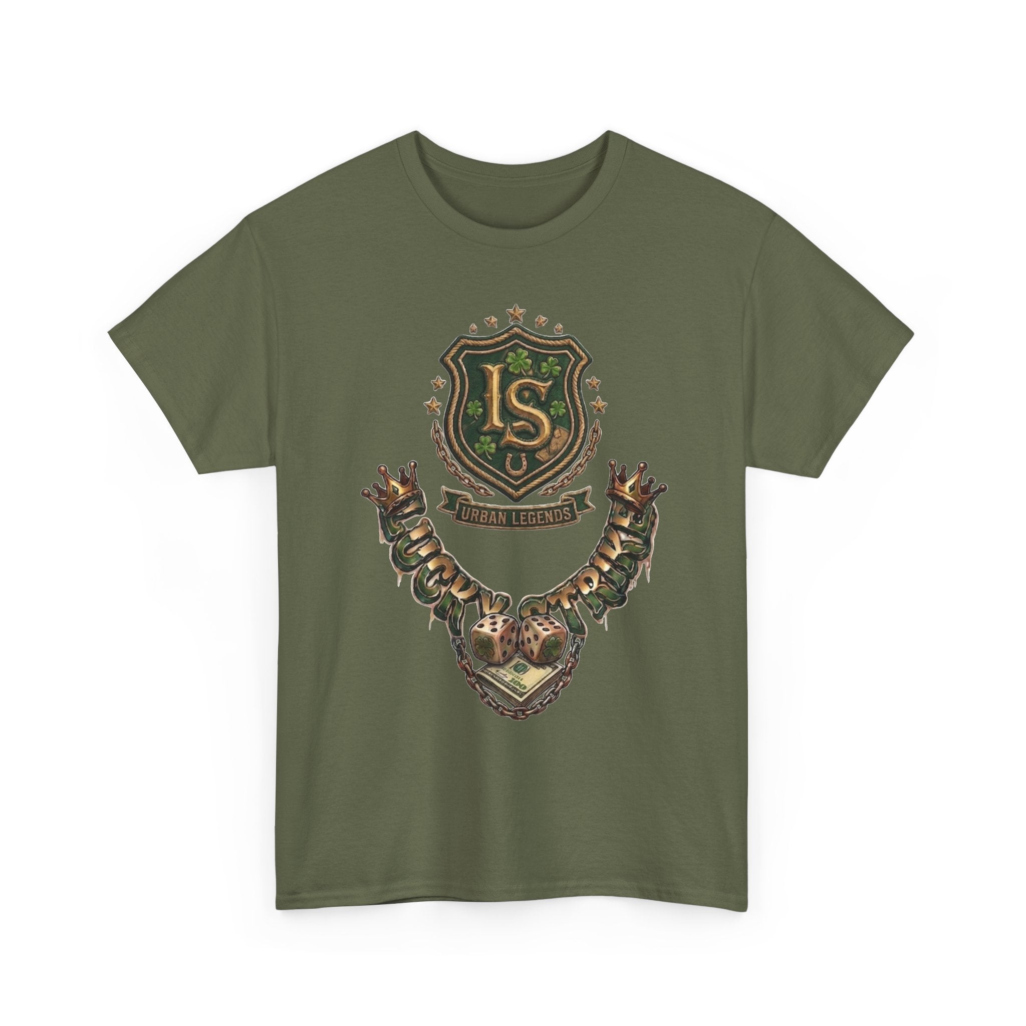 Lucky strike (Green) Unisex Heavy Cotton Tee