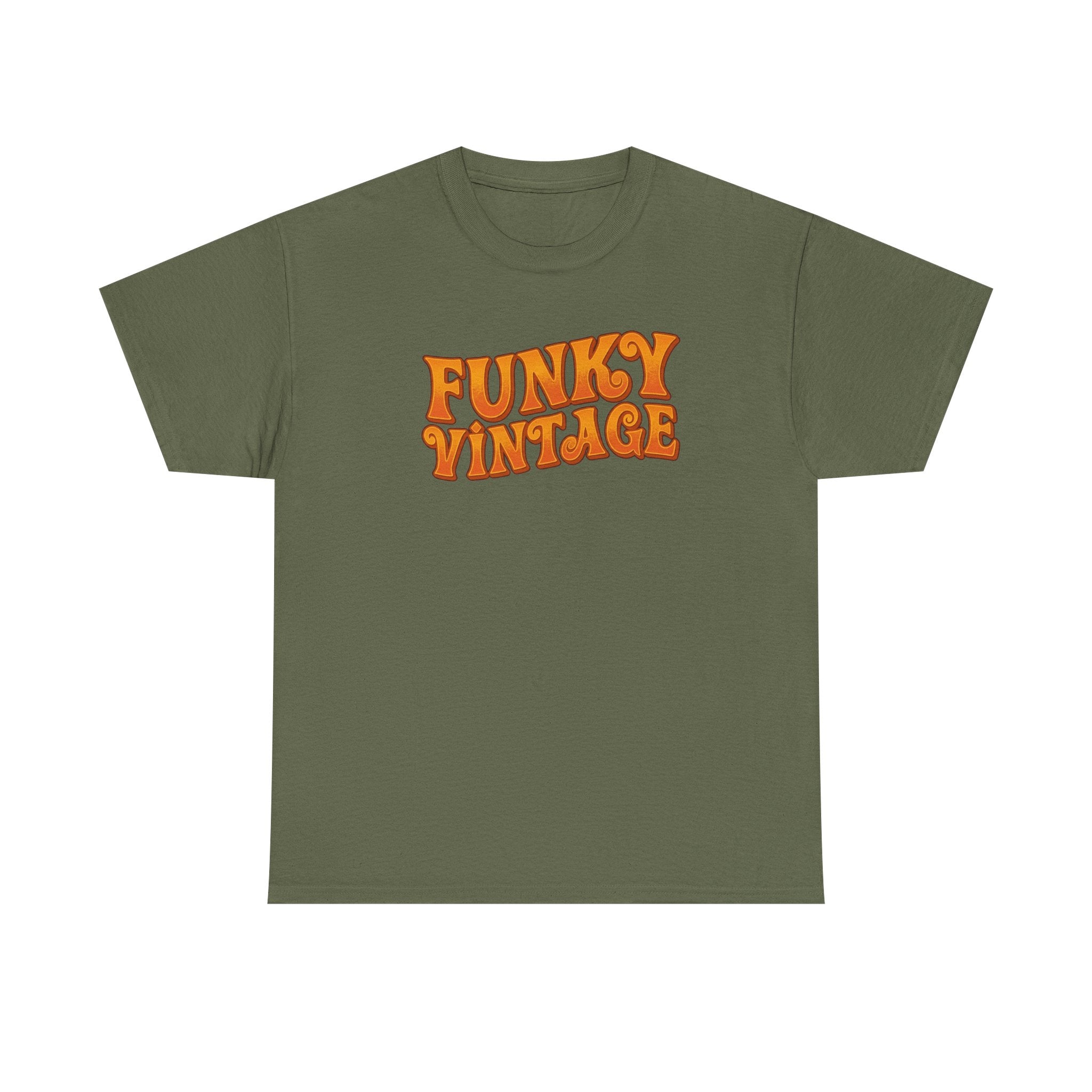 GROOVY FUNKY VINTAGE Unisex Heavy Cotton Tee