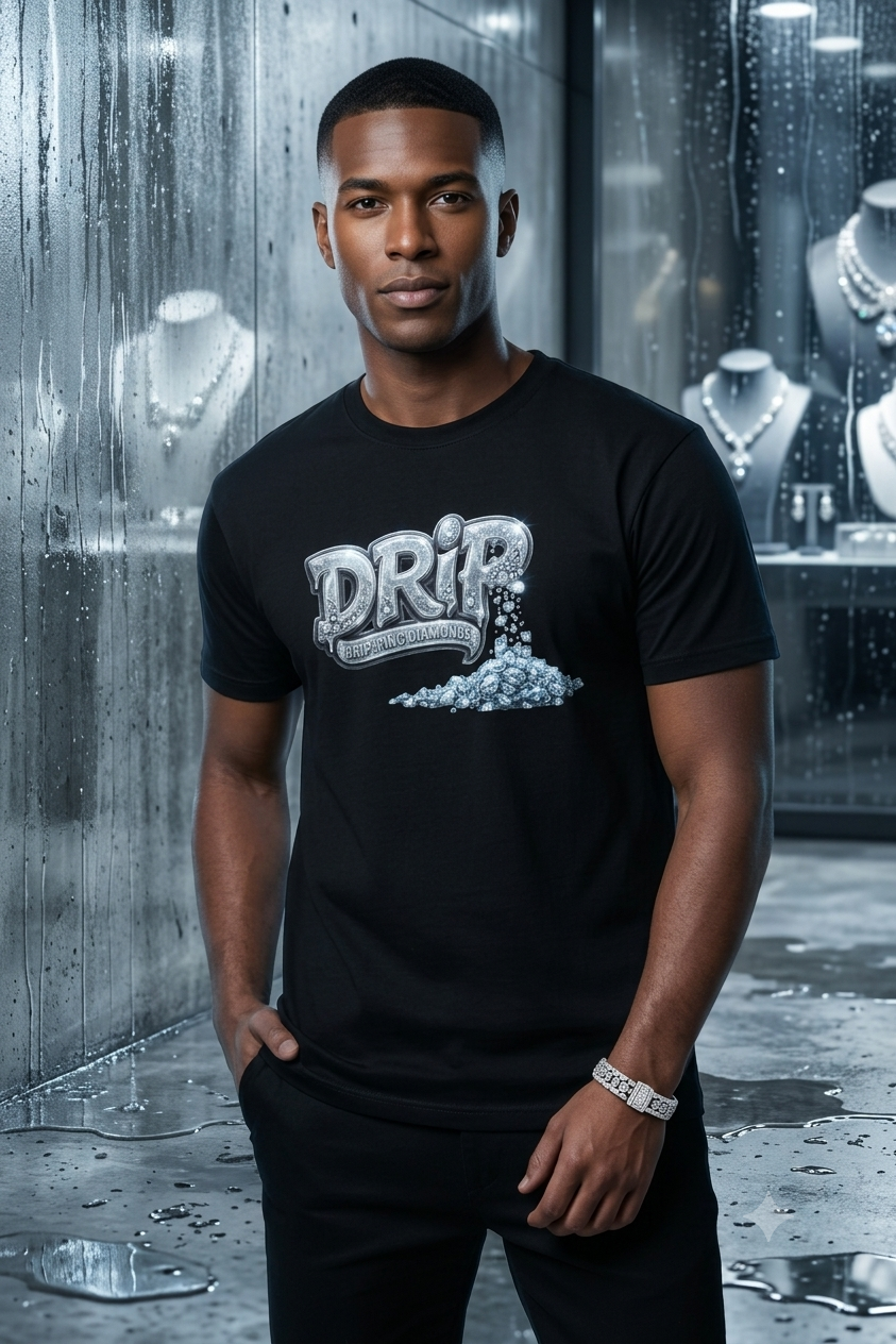 Dripping diamond Unisex Max Heavyweight Short Sleeve