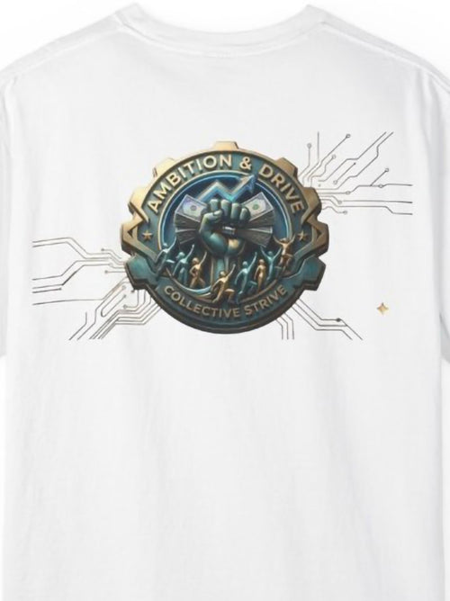 Ambition drive and collective stride Unisex Garment-Dyed T-shirt