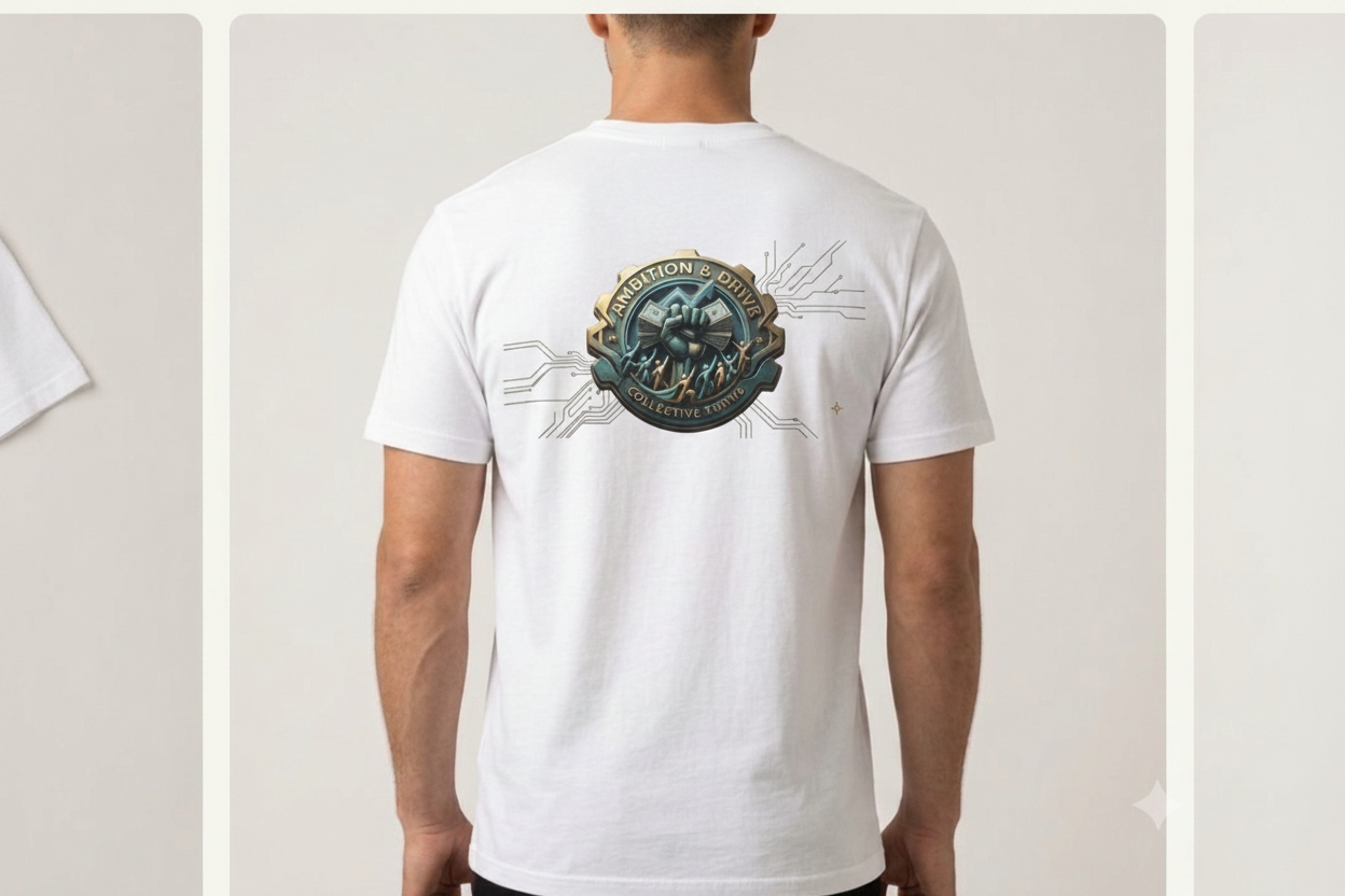 Ambition drive and collective stride Unisex Garment-Dyed T-shirt